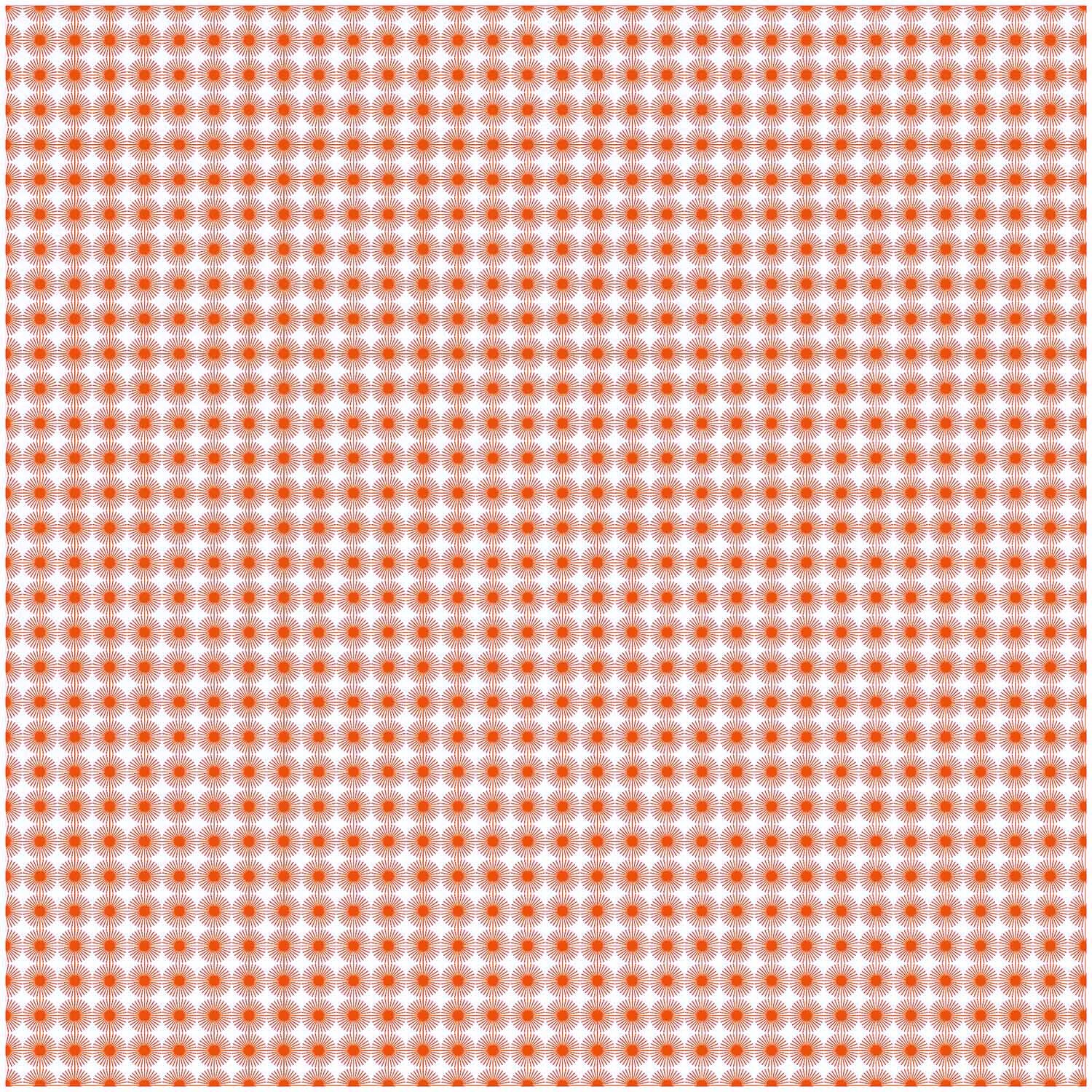 Stoff Rosette rot 50x140cm von Rico Design Stoff Rosette rot 50x140cm mit kleinem, regelmäßigem Muster von Rico Design, ideal für Nähprojekte.