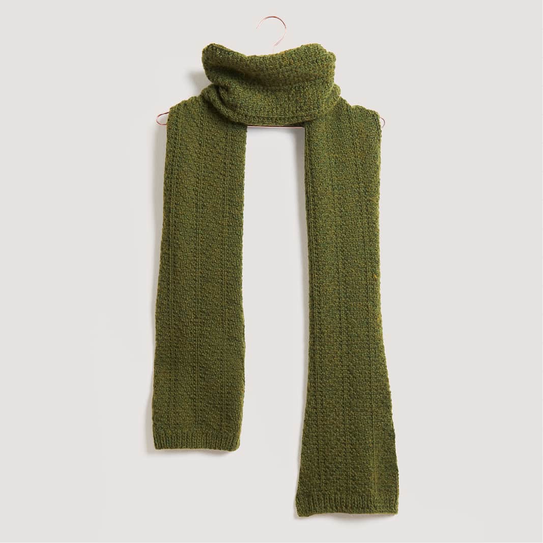 Gestrickter Schal: Modell 12 aus dem Heft Lovewool No. 21