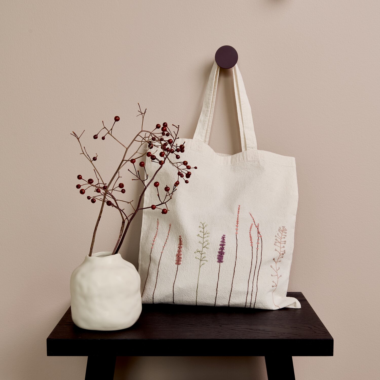 Stick & Stitch Packung Blumen und Gräser XL 8-teilig von Rico Design