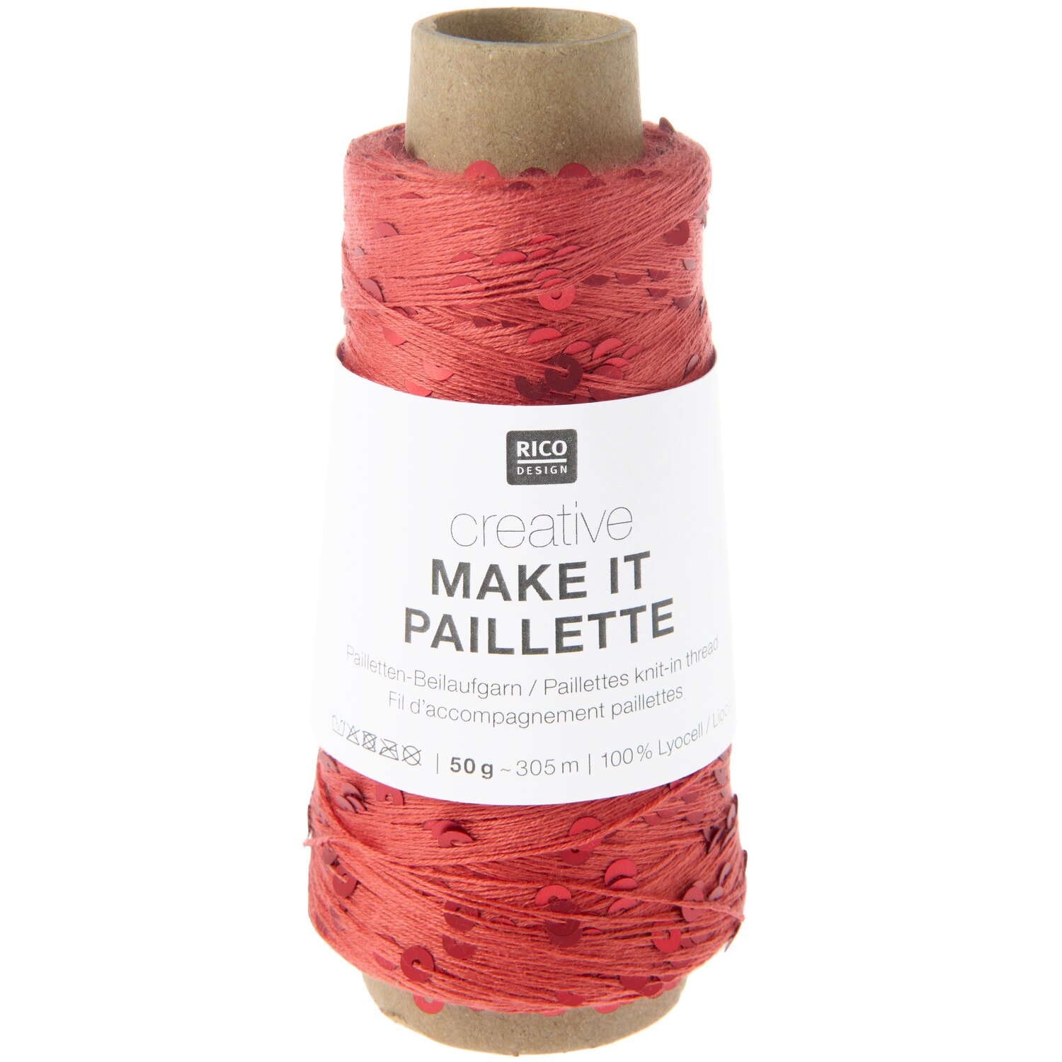 Rico Design Creative Make It Paillette Rot