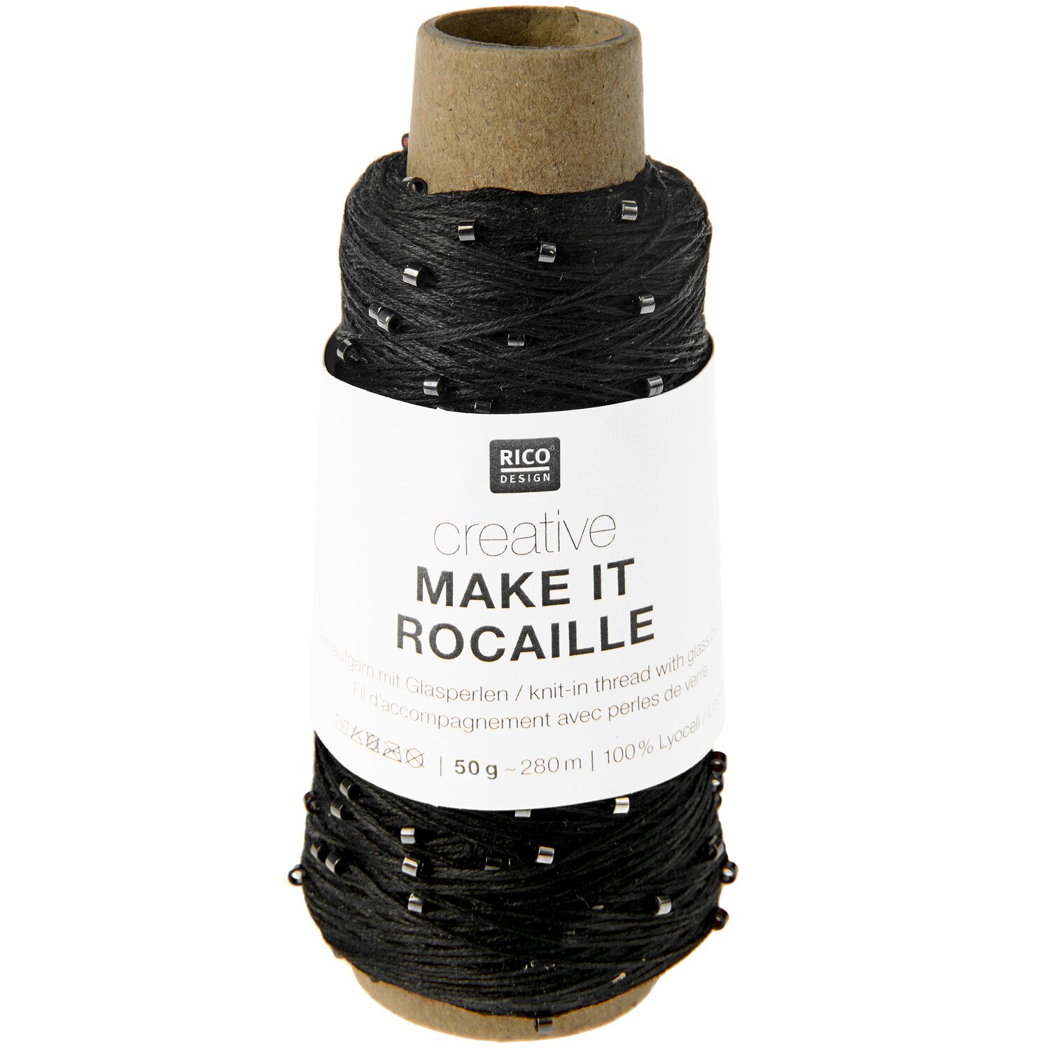 Rico Design Creative Make It Rocaille Schwarz
