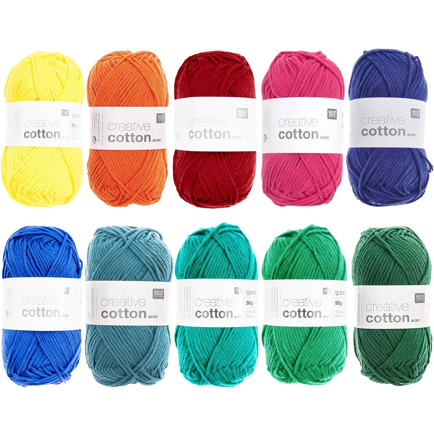 Wollpaket Creative Cotton aran Multi Colours