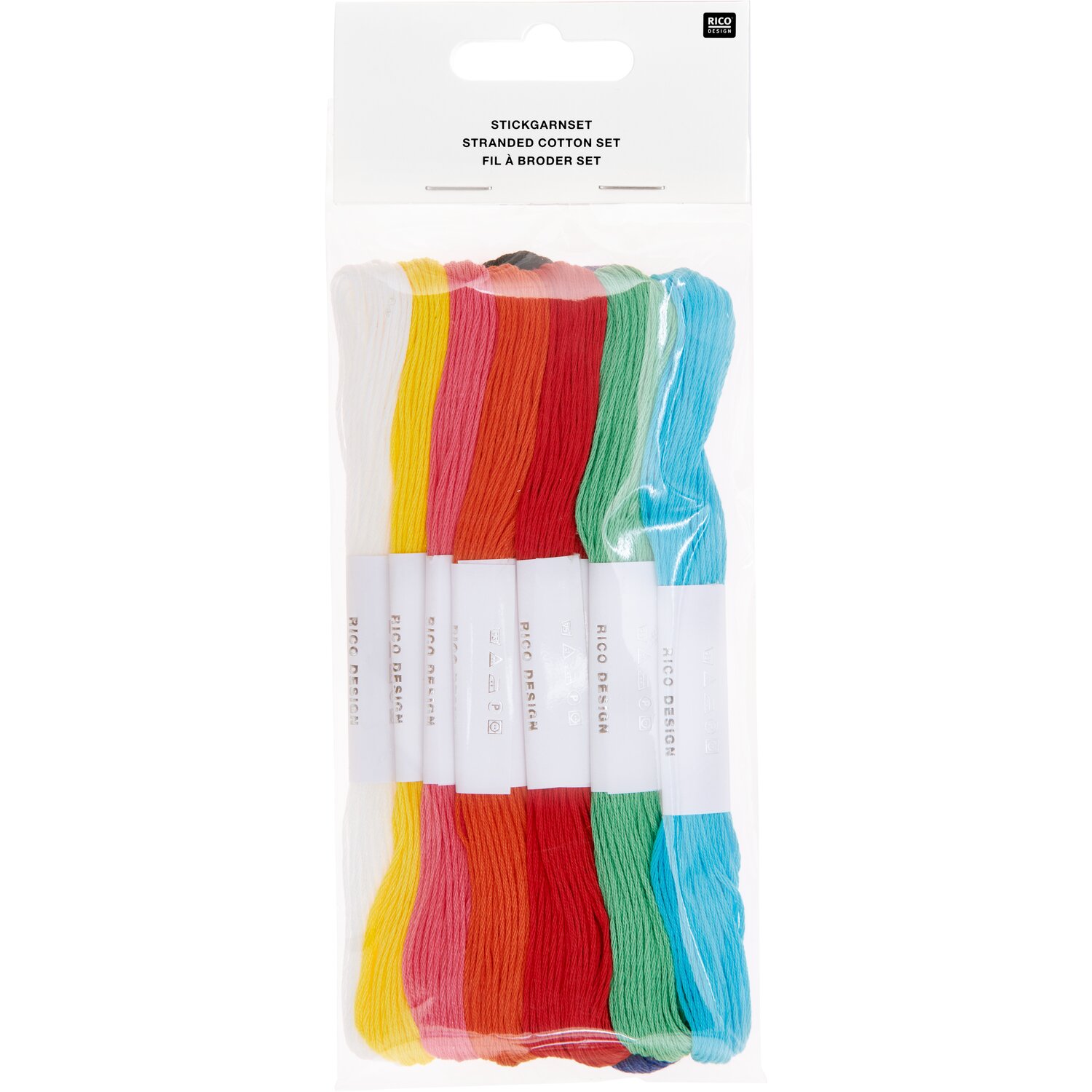 Stickgarn Set Rainbow 10-teilig von Rico Design