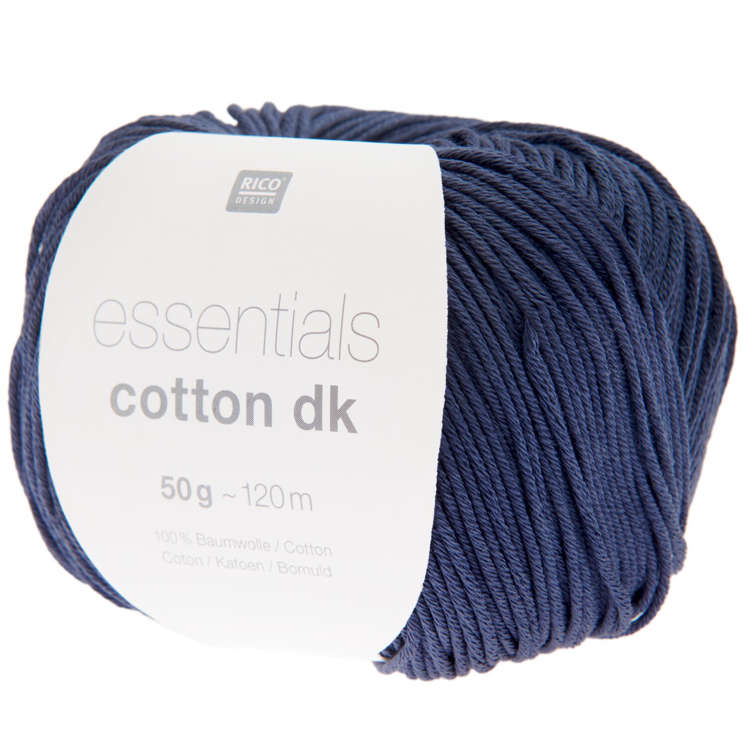 Essentials Cotton dk 50g 120m Farbe Nachtblau von Rico Design