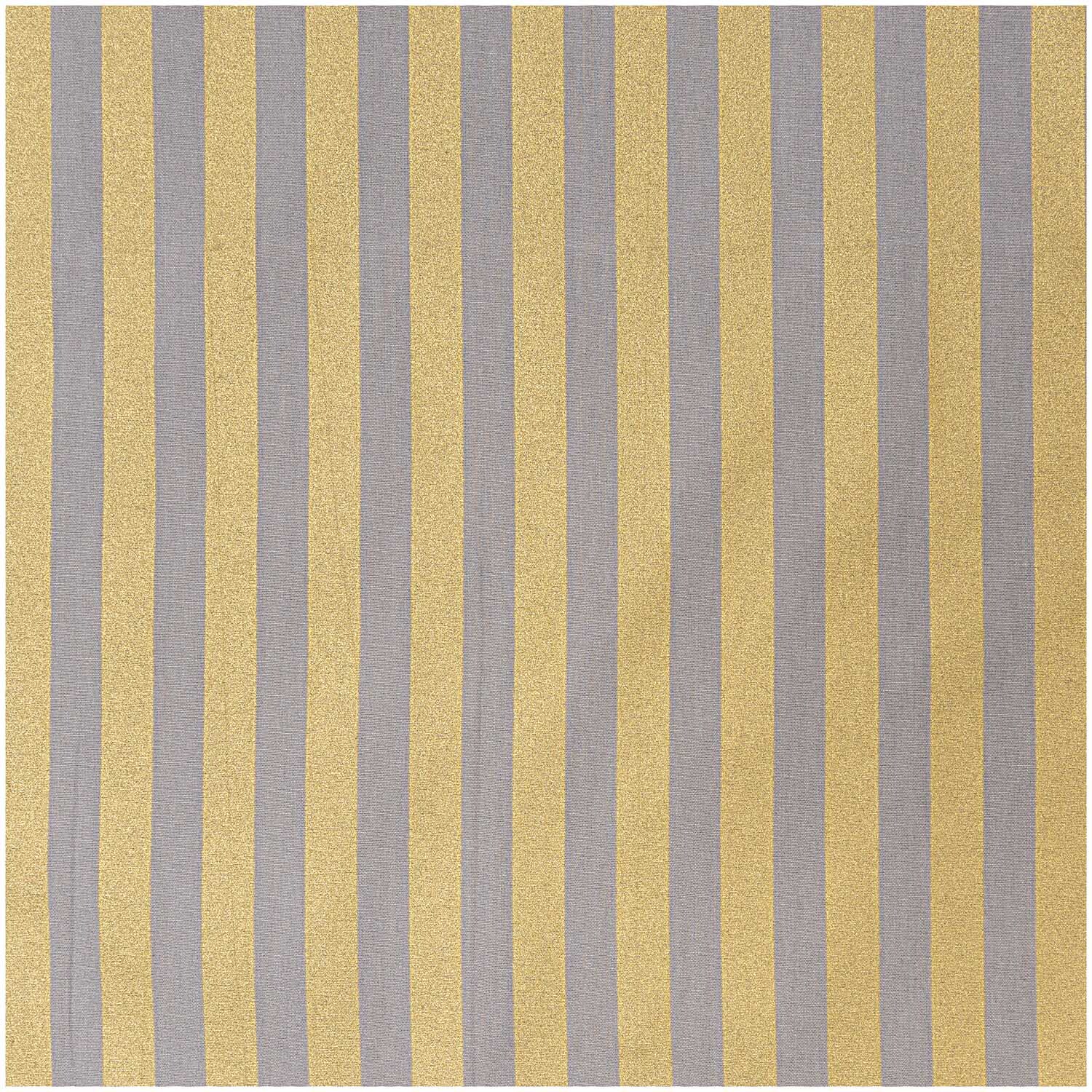 Stoff Streifen grau-gold 50x140cm Stoff Streifen grau-gold 50x140cm