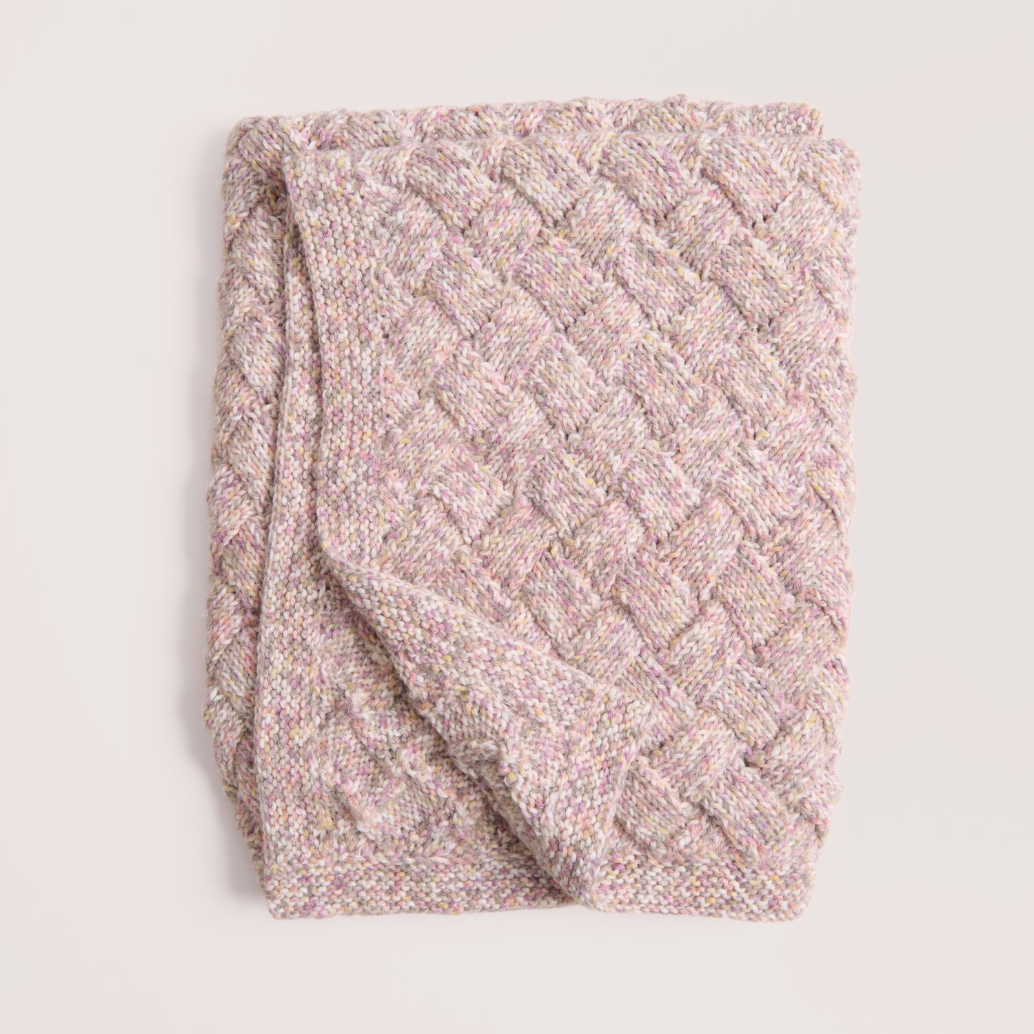 Rico Baby 044 Rico Baby Dream dk A Luxury Touch, gestrickte Babydecke mit Zopfmuster, weiche Pastellmelierung, Rico Design, ideales Garn für Decken 50g 115m