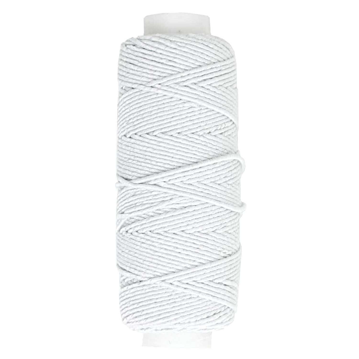 Rico Design Elastic Nähfaden weiß 20m