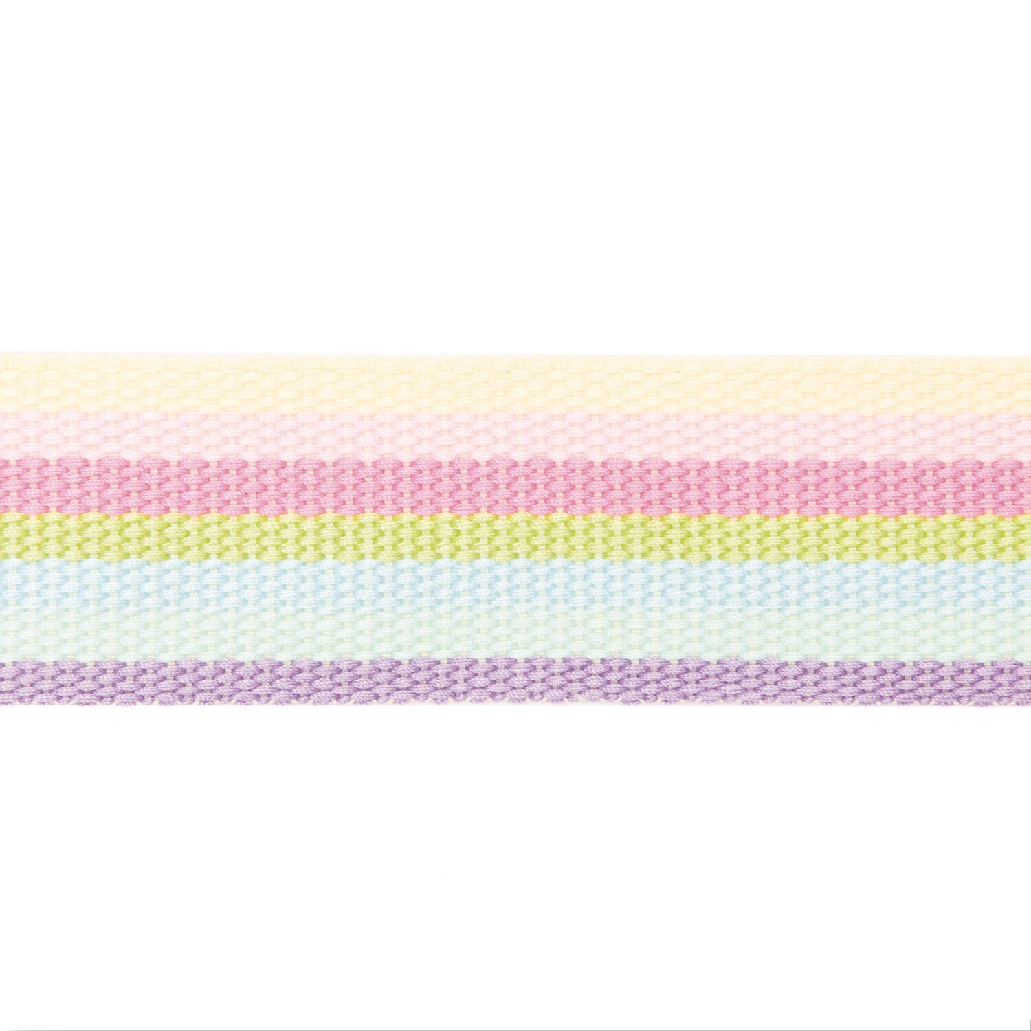 Gurtband gestreift 40mm 2m Farbe Pastell von Rico Design
