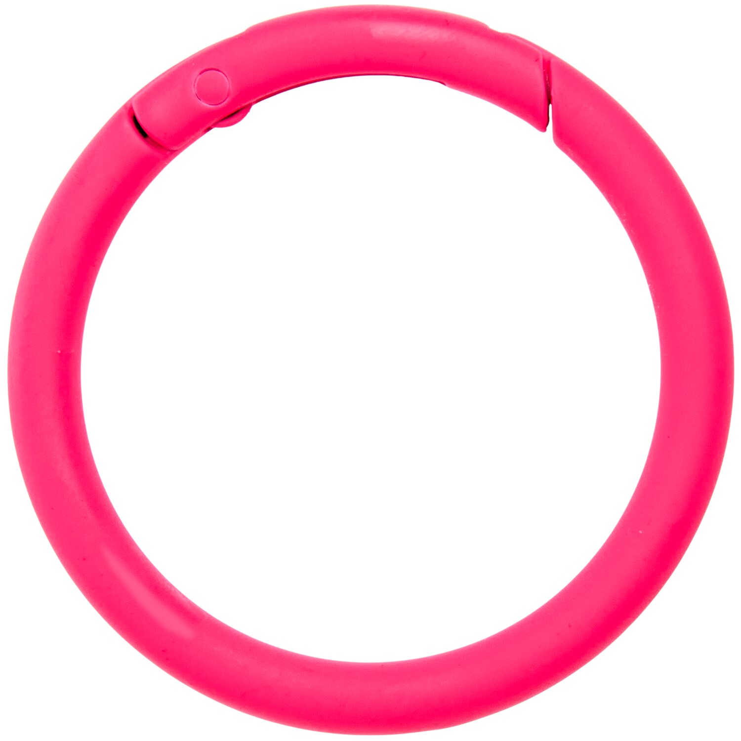 Rico Design Karabiner-Ring Neon Pink Ø4,8cm