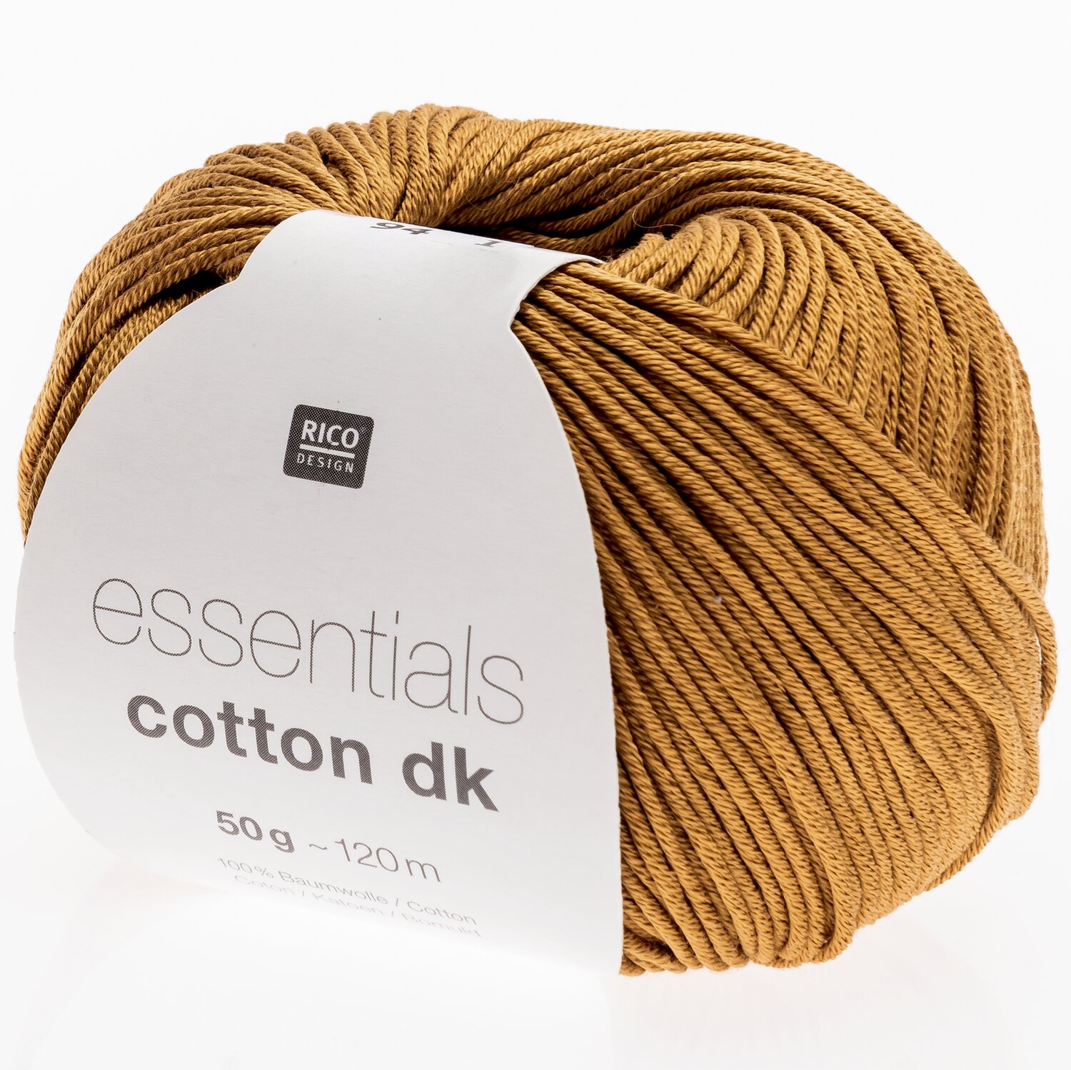 Essentials Cotton dk 50g 120m Farbe Karamell von Rico Design