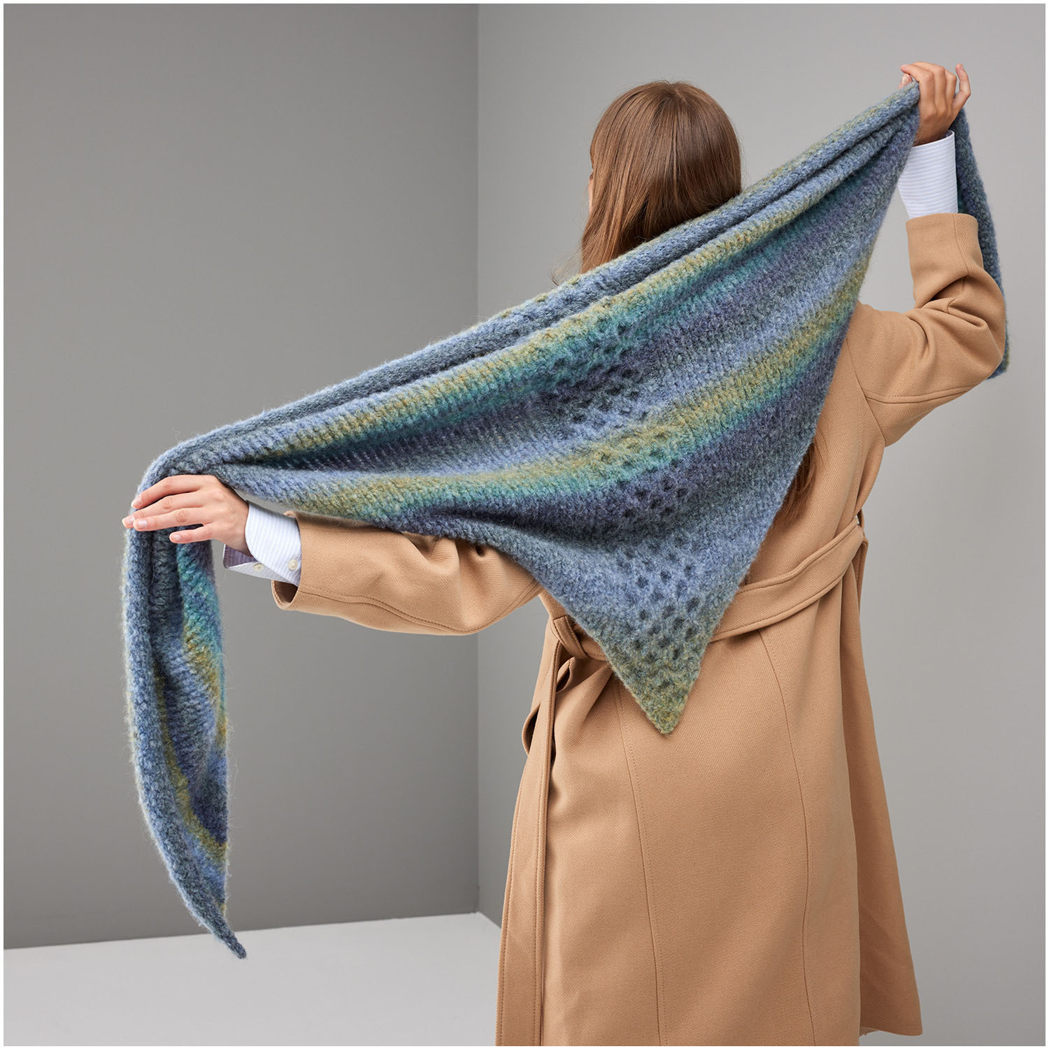 Strickset Dreieckstuch Modell 11 aus Die Neue Masche Nr. 8