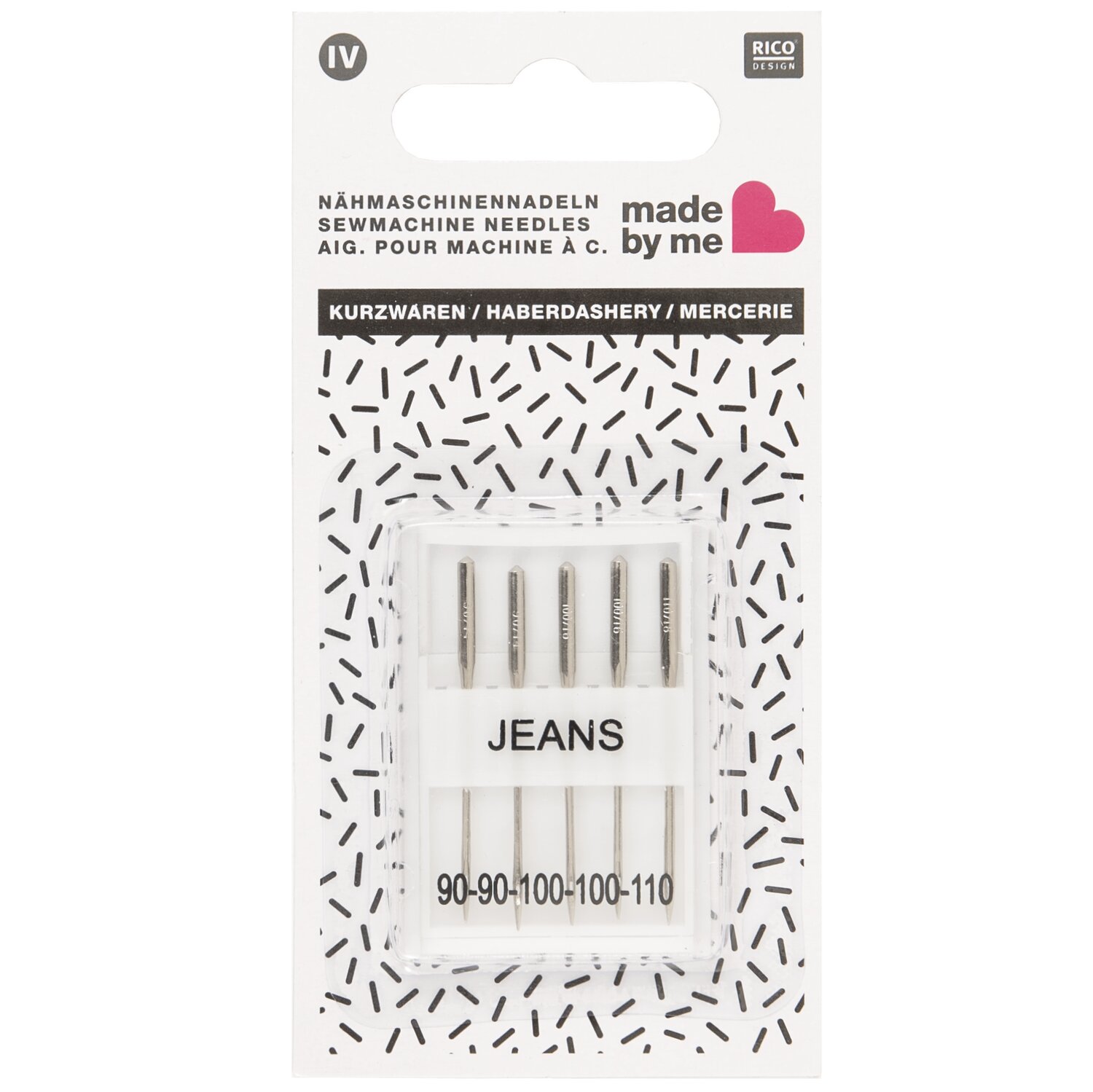 Nähmaschinennadeln Jeans 5 Stück von Rico Design