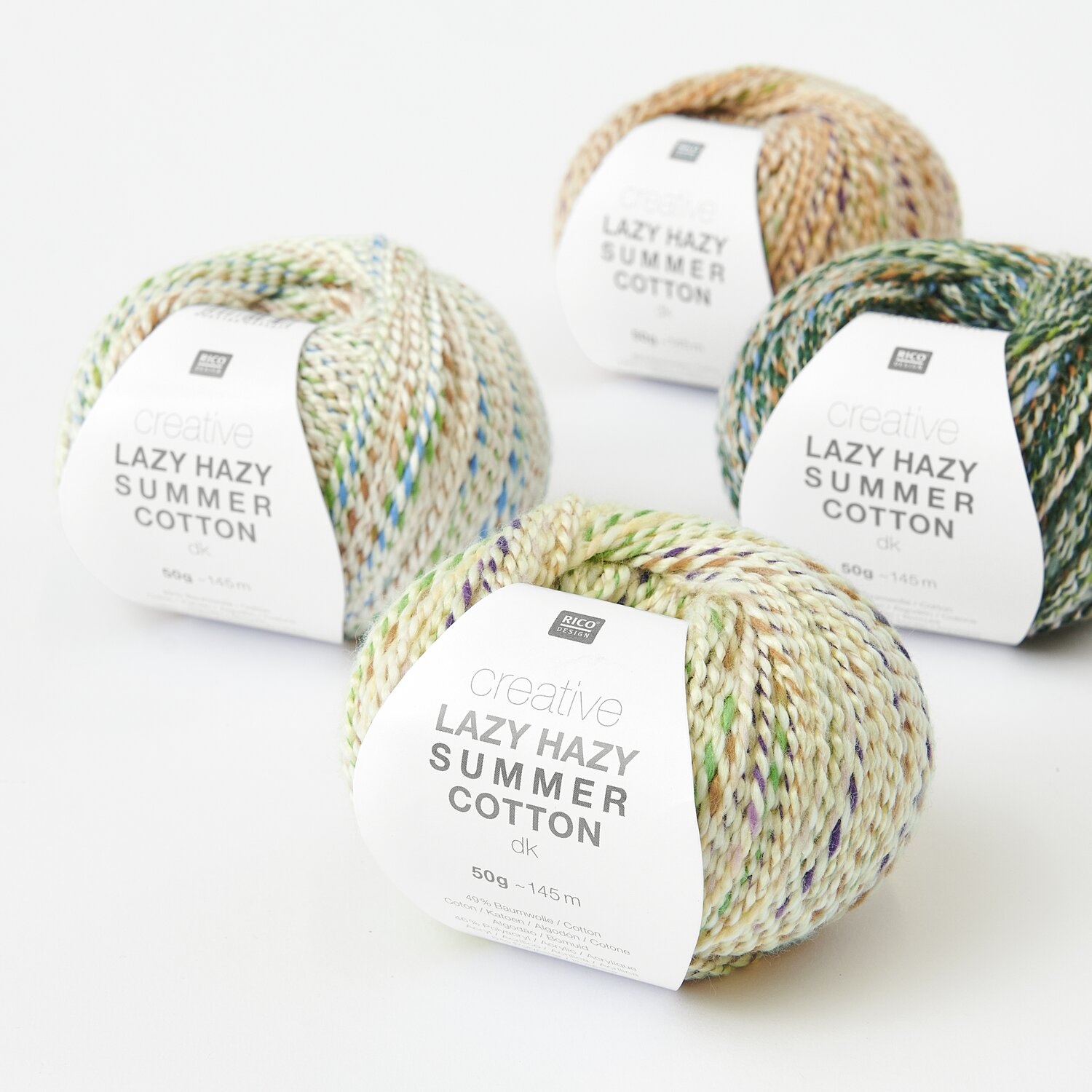 Creative Lazy Hazy Summer Cotton dk 50g 145m Farbe Elfenbein von Rico Design