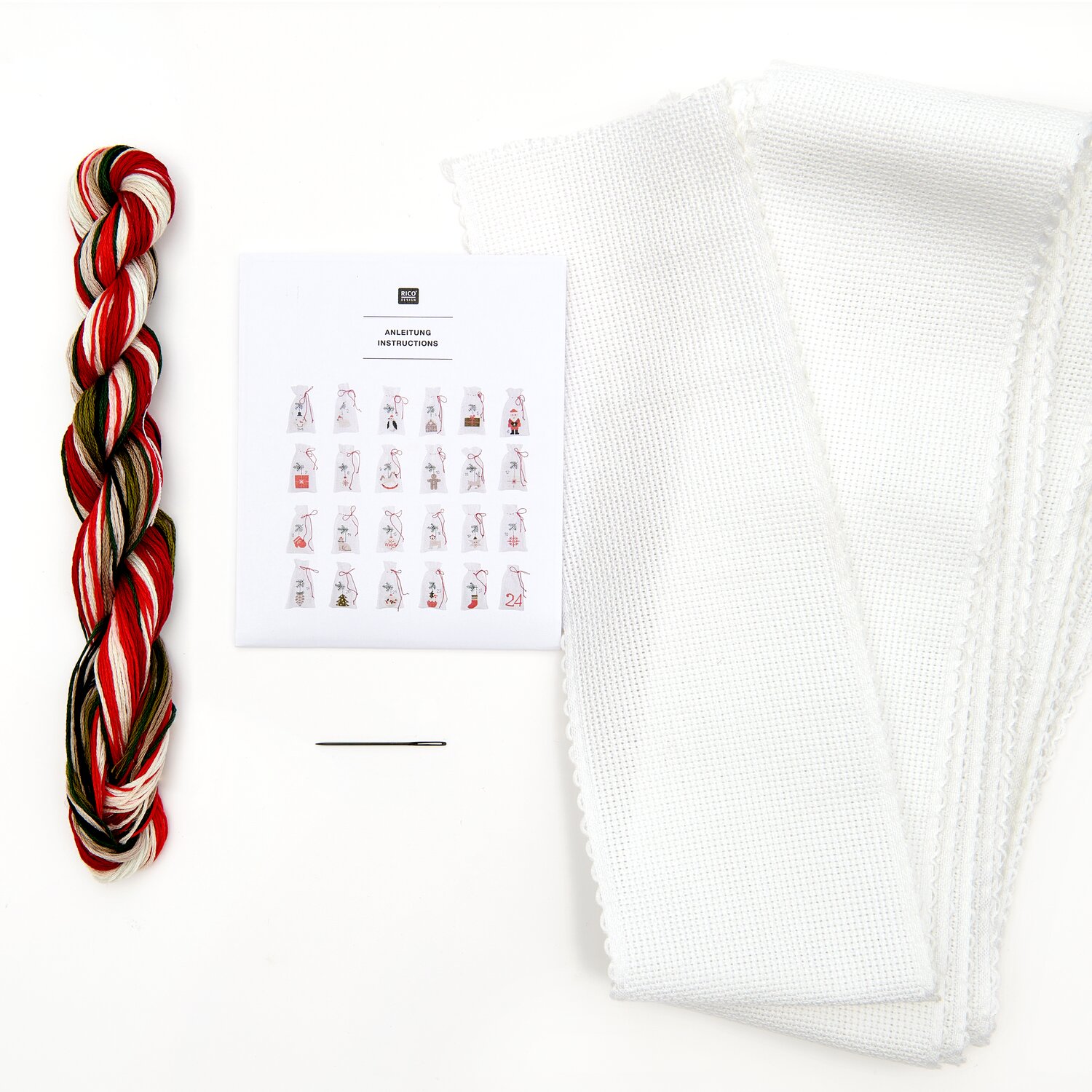 Stickpackung Adventskalender von Rico Design