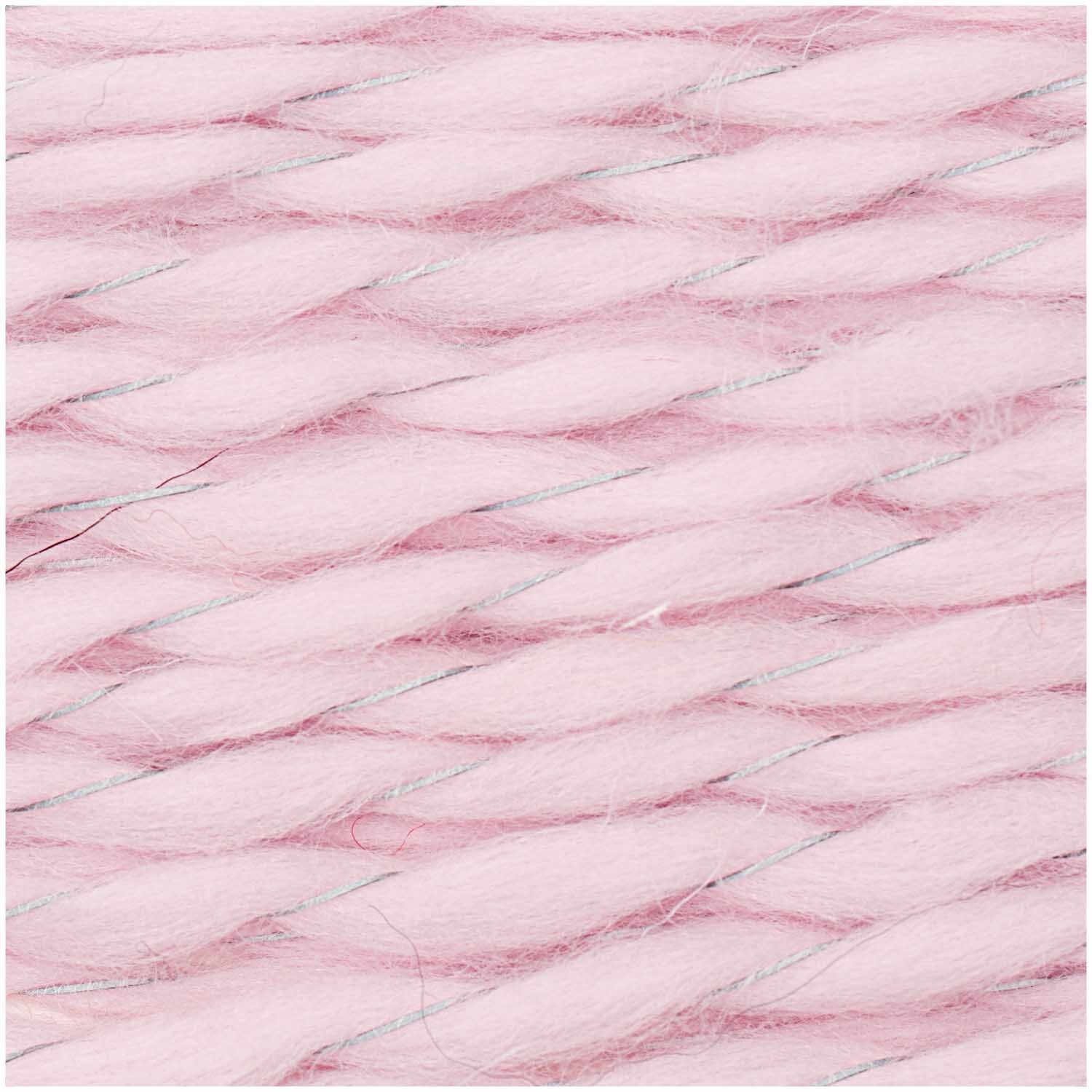 Creative Glühwürmchen 100g 110m Farbe Puder von Rico Design Creative Glühwürmchen: Weiches Garn in zartem Rosa von Rico Design, ideal für Strickprojekte.