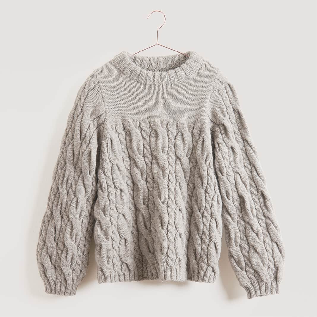 Gestrickter Pullover: Modell 22 aus dem Heft Lovewool No. 21