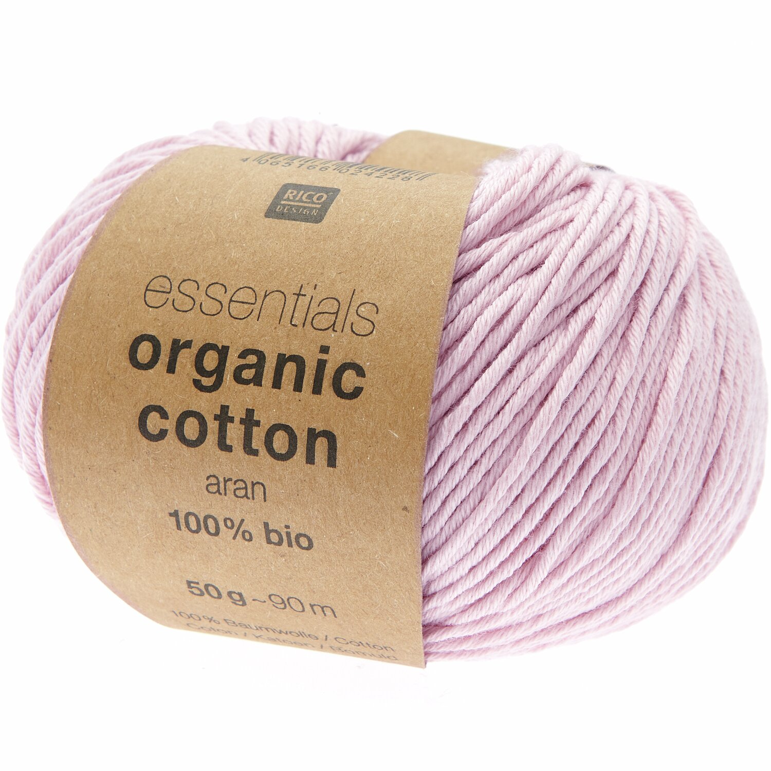 Rico Design Essentials Organic Cotton aran Blütenrosa