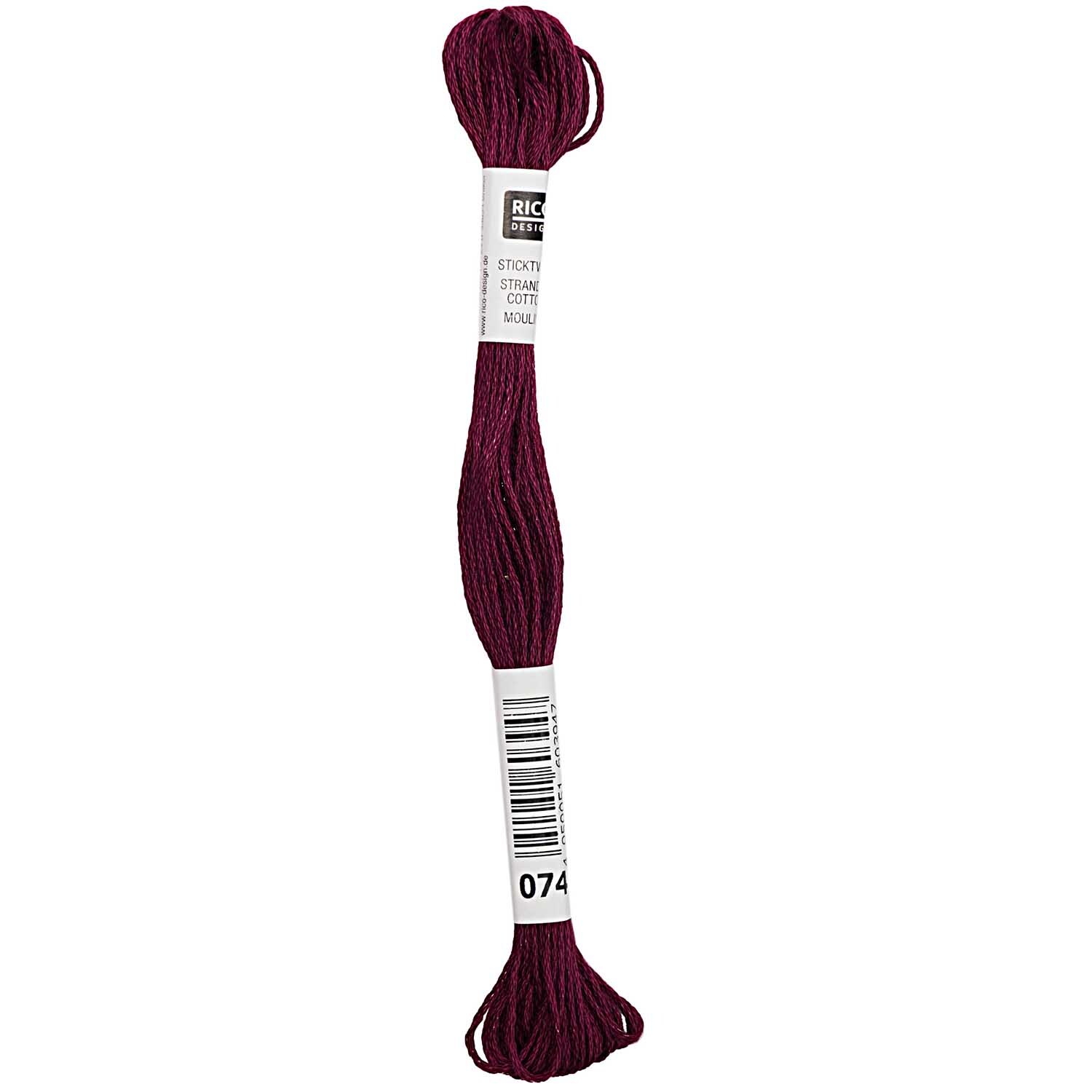 Rico Design Sticktwist 8m 074 Beerenrot