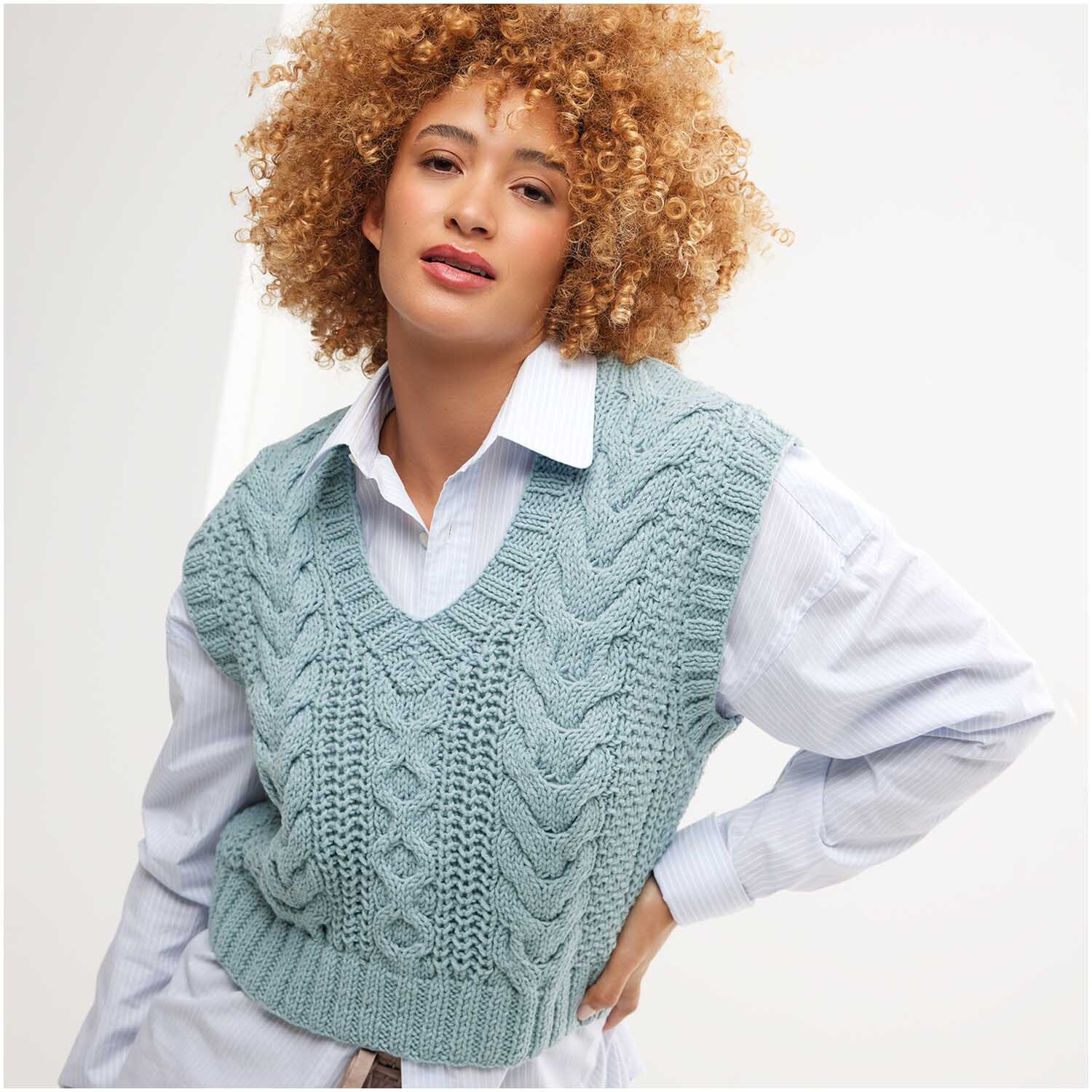 Strickset Pullunder Modell 21 aus Die Neue Masche Nr. 7