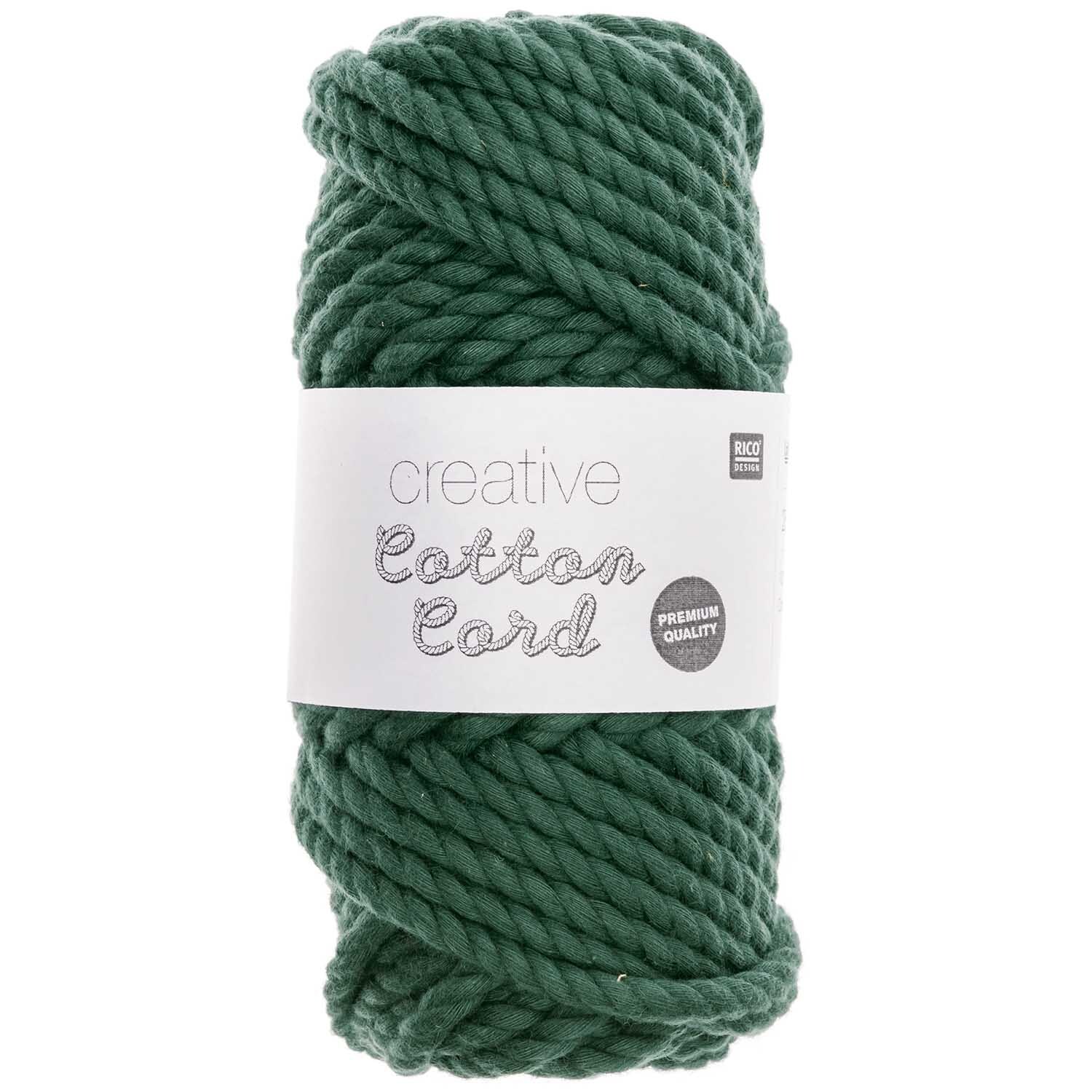 Rico Design Creative Cotton Cord Makramee-Garn Petrol