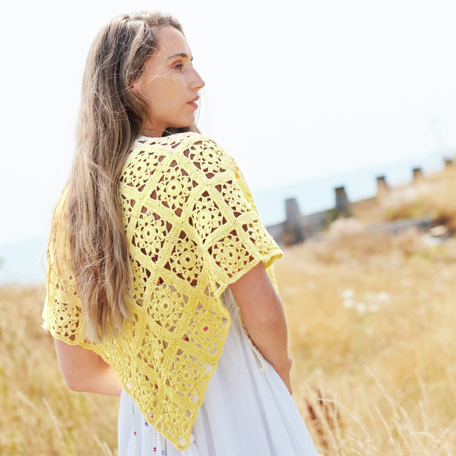 Häkelset Tuch Modell 06 aus Lovewool No. 22 von Rico Design