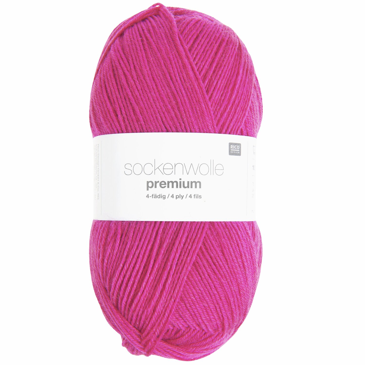 Rico Design Sockenwolle Premium 4-fädig Pink