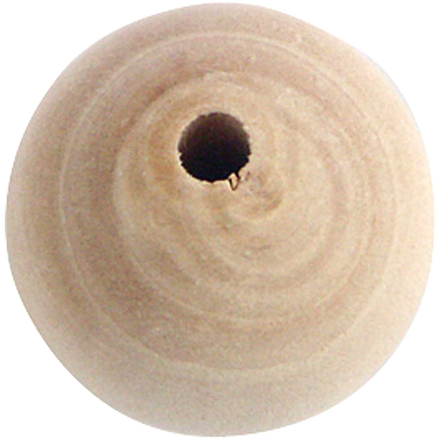 Rico Design Holzkugel gebohrt 30mm, 12 Stück