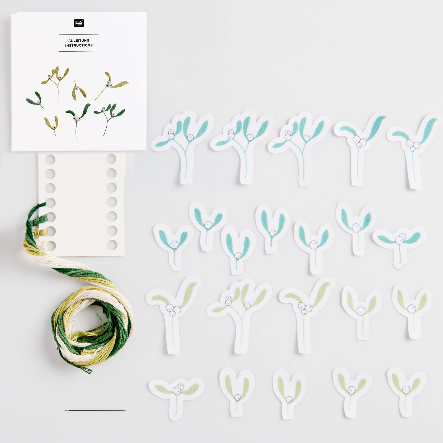 Stick & Stitch Packung Mistelzweige von Rico Design