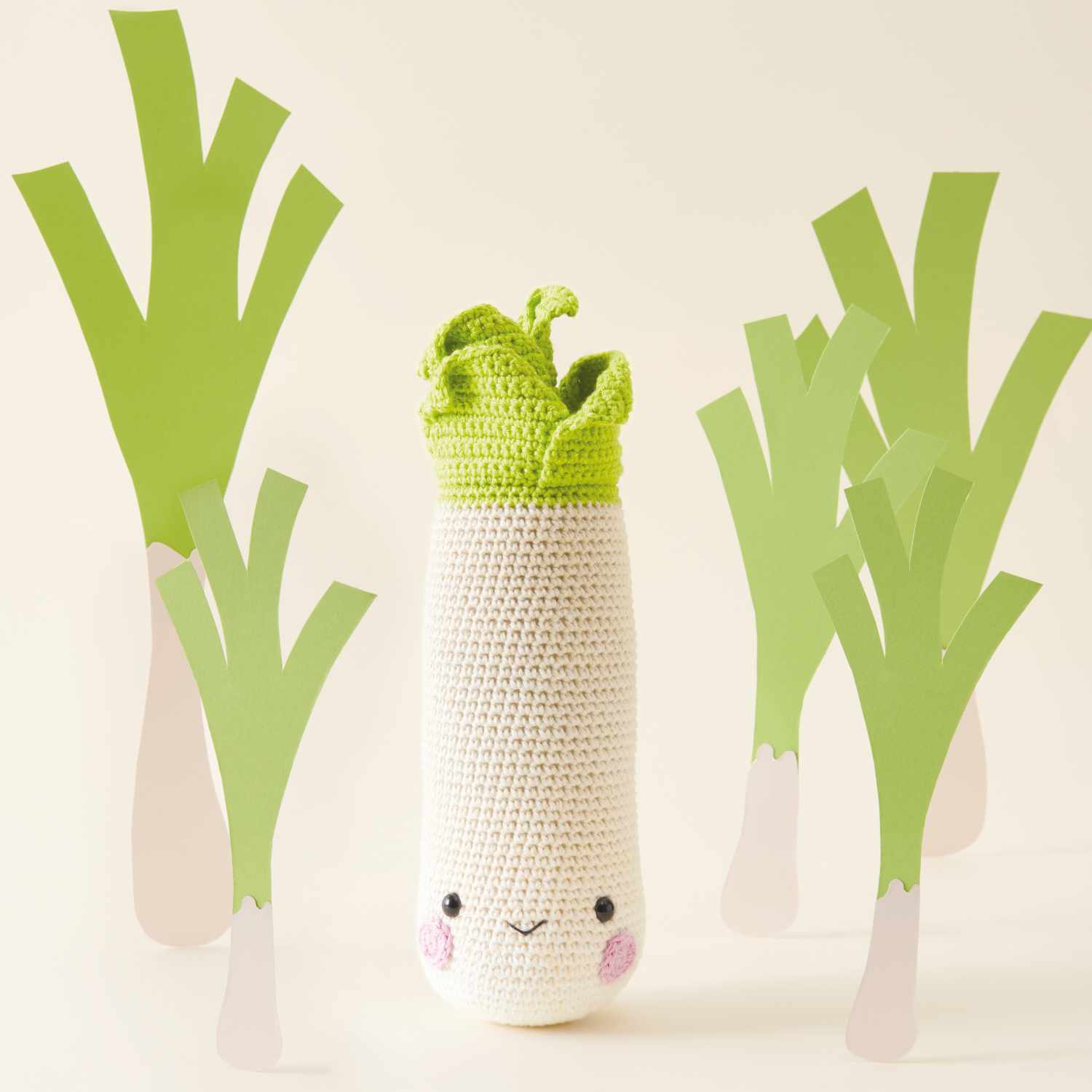 Häkelset Lauch aus Ricorumi Fresh Friends