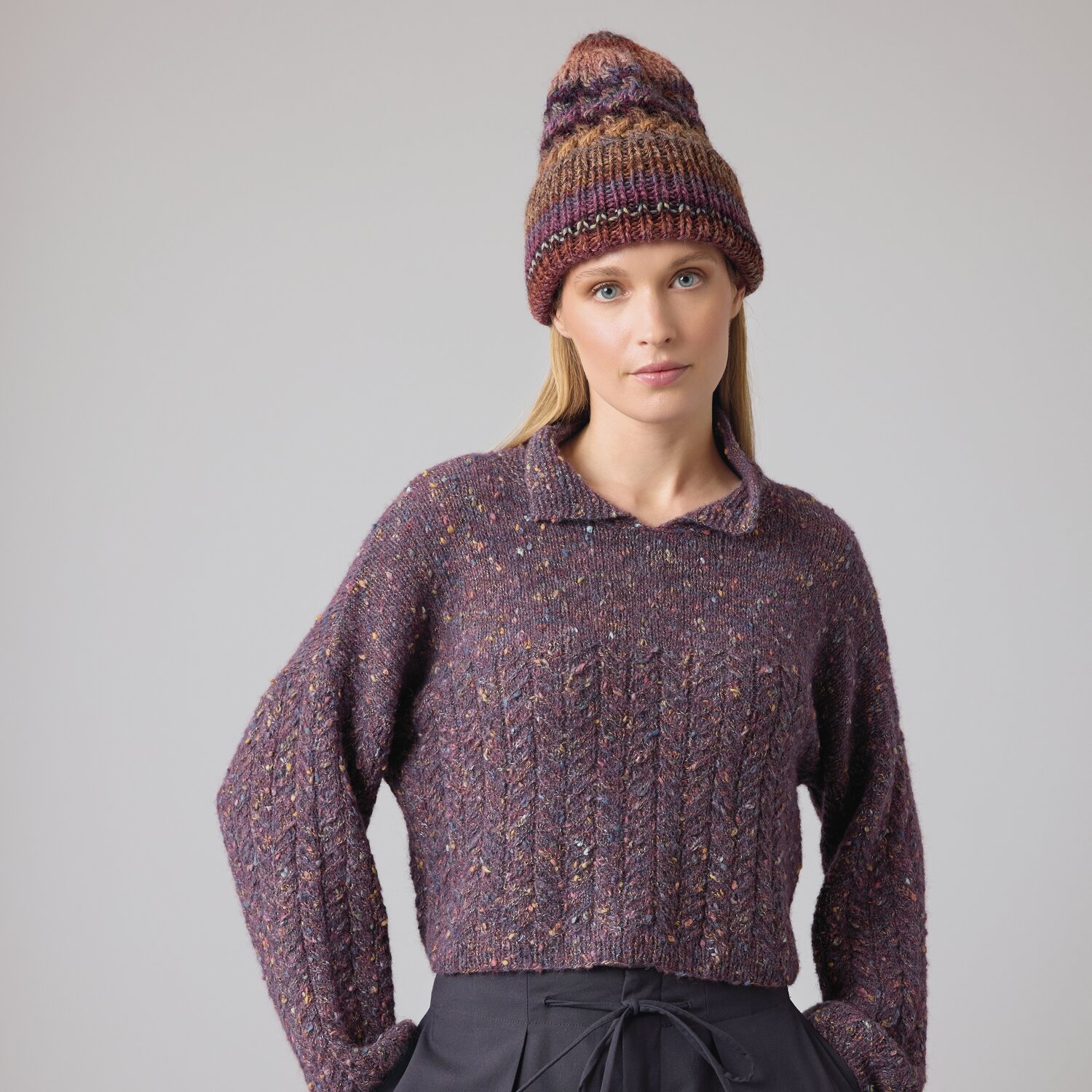 Strickset Mütze Modell 10 aus Die Neue Masche No. 14 von idee. Creativmarkt