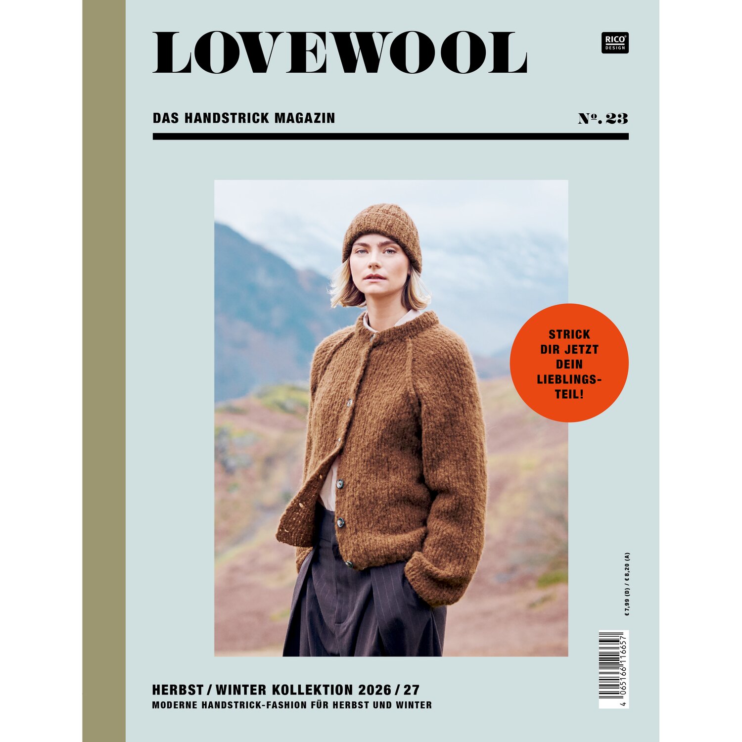 Strickset Loop Modell 20 aus Lovewool No. 23 von Rico Design