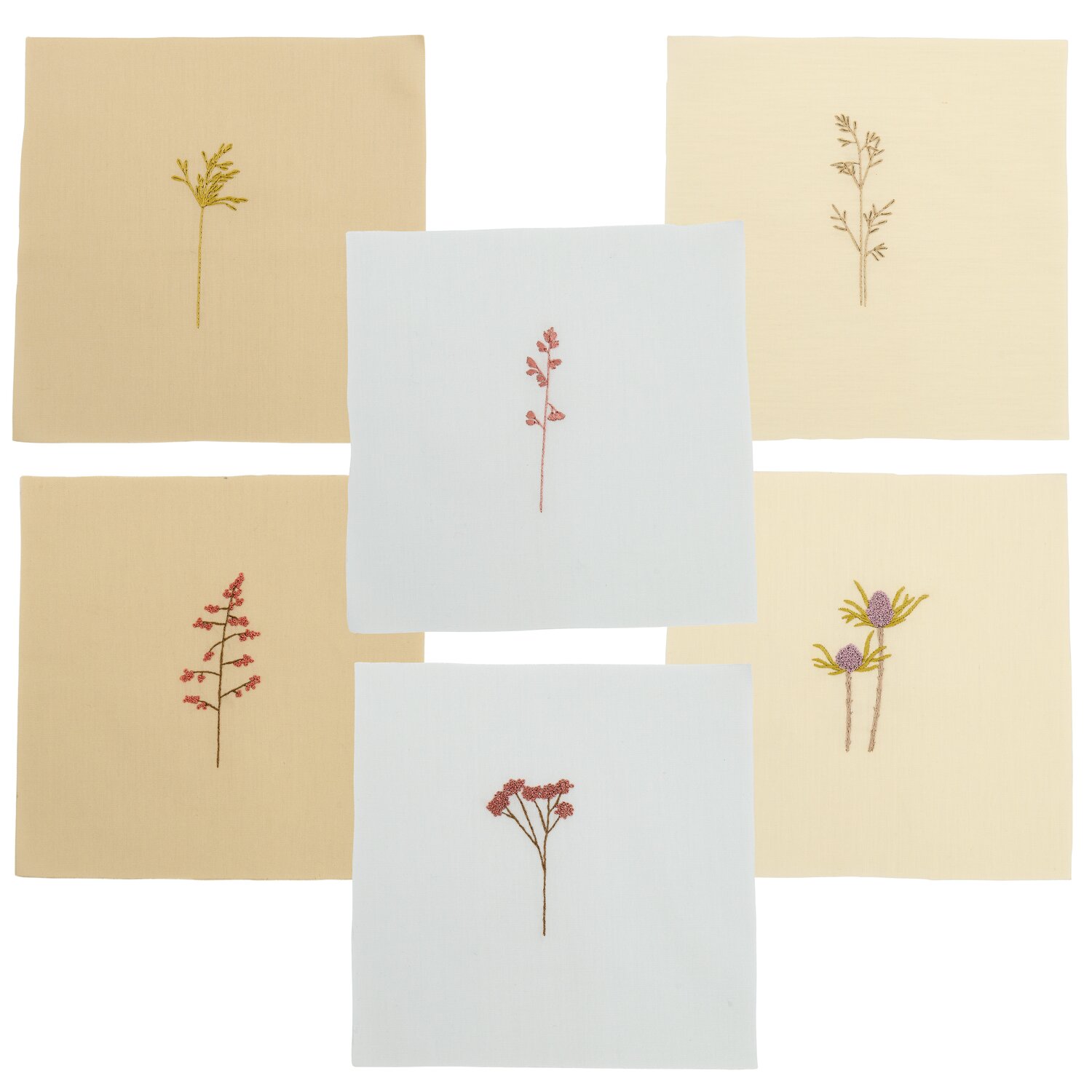 Rico Design Stickpackung Vorgezeichnet Stoffzuschnitte Gräser