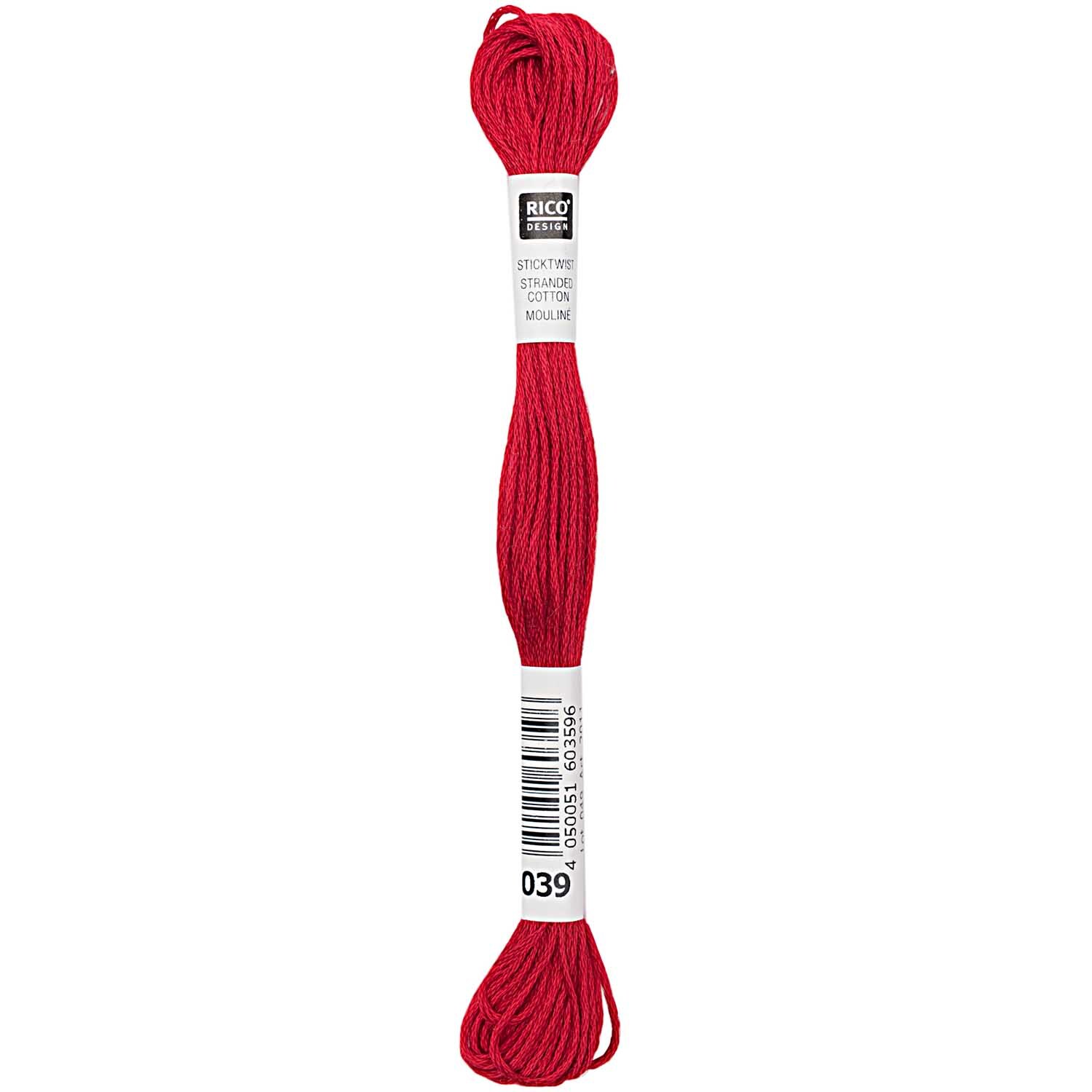 Rico Design Sticktwist 8m 039 Rot