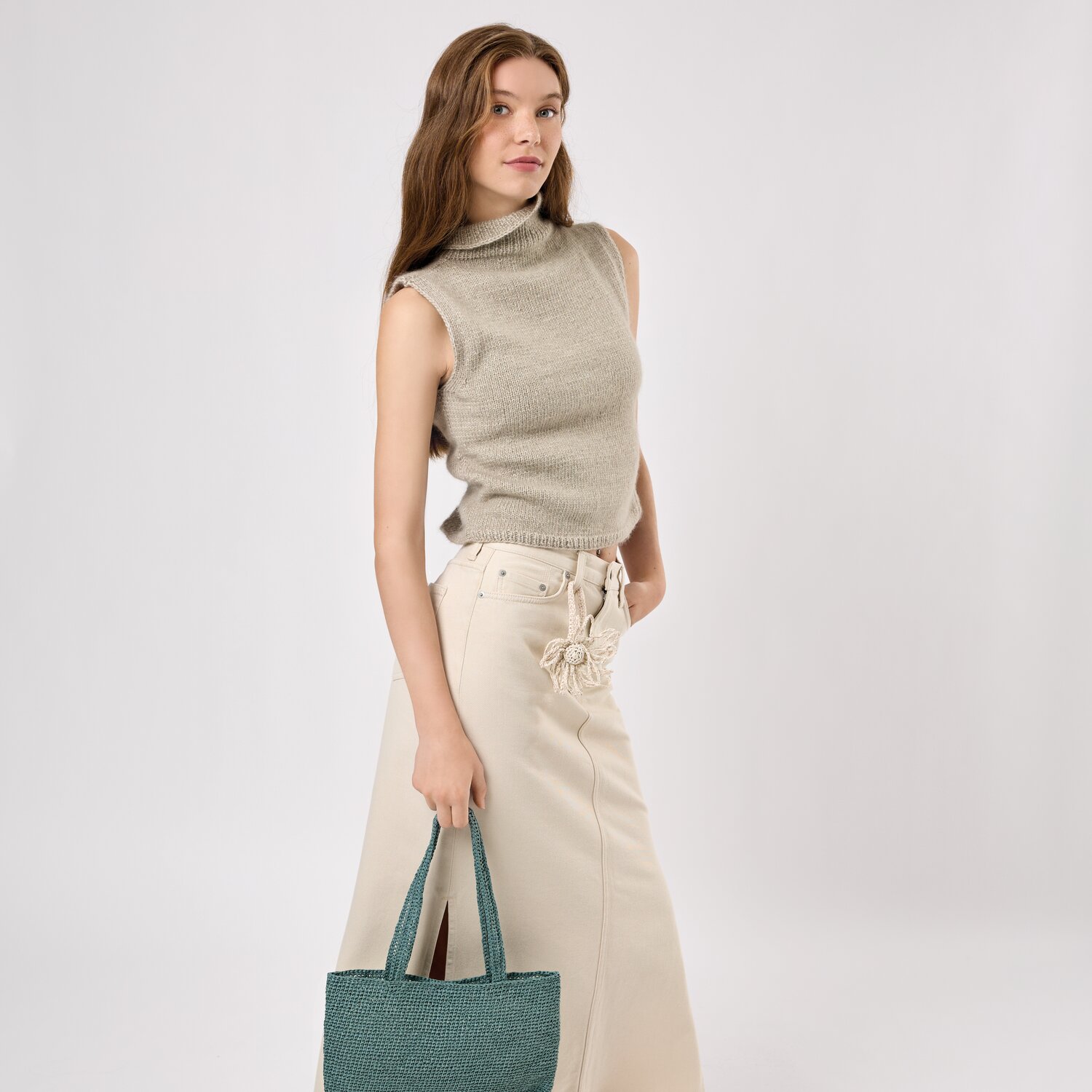 Häkelset Tasche Modell 04 B aus Luxury Knits - Summer Pieces von Rico Design