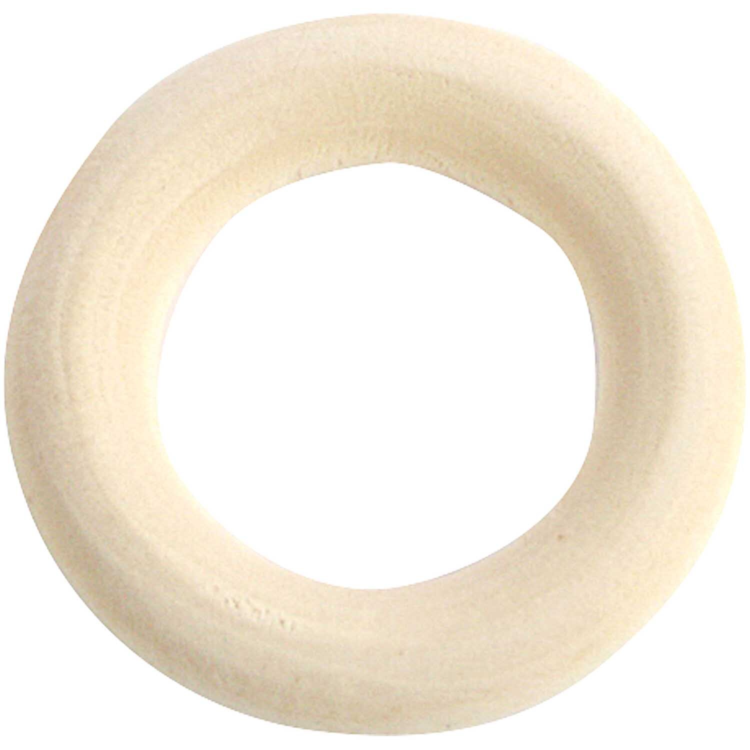 Holzring von Rico Design, naturbelassen, ideal für DIY-Projekte, im Set mit 2 Stück erhältlich.