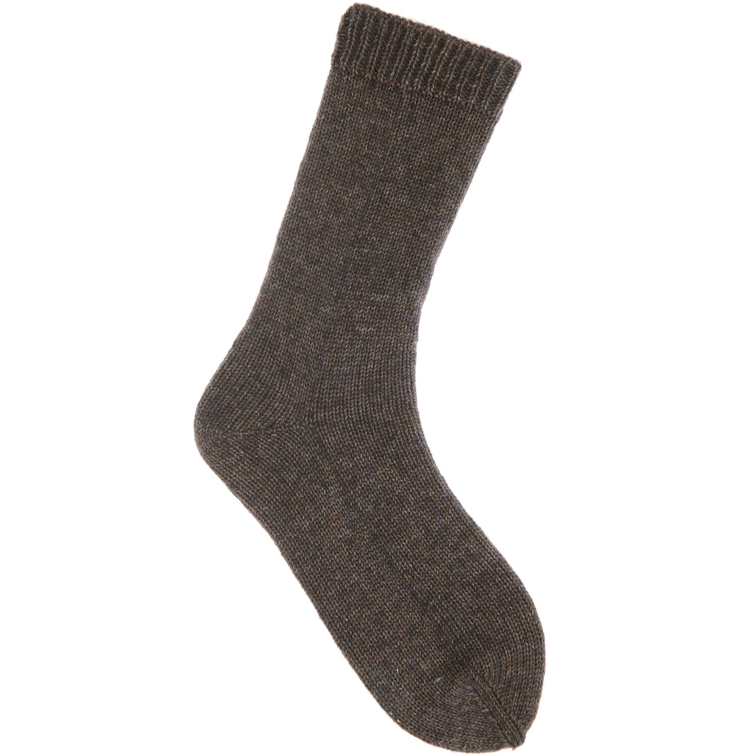 Superba Alpaca Luxury Socks, Rico Design, 100g 310m, warme Stricksocke in dunklem Ton mit geripptem Bündchen, feinmaschig und formstabil für bequemen Tragekomfort