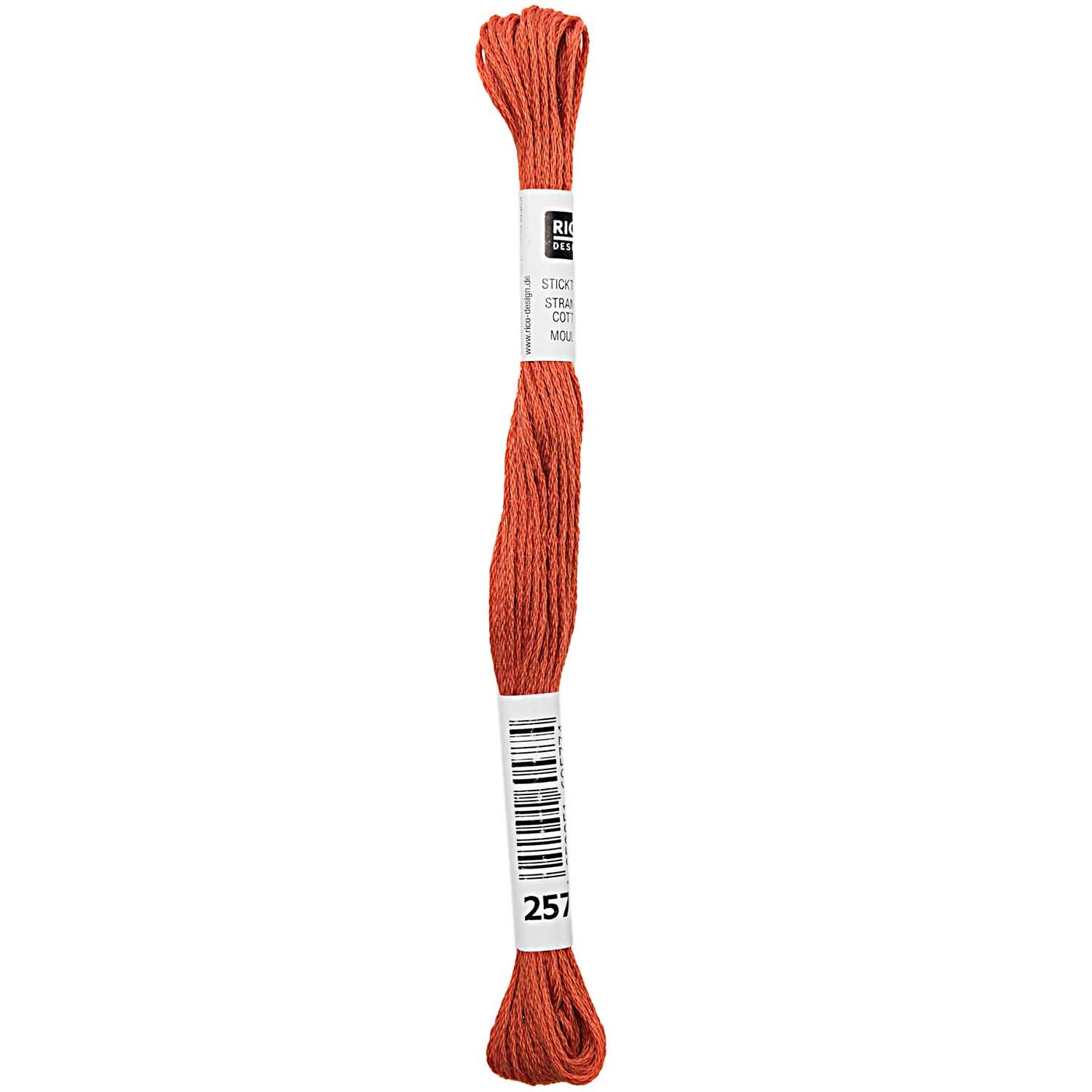 Rico Design Sticktwist 8m 257 Granatrot