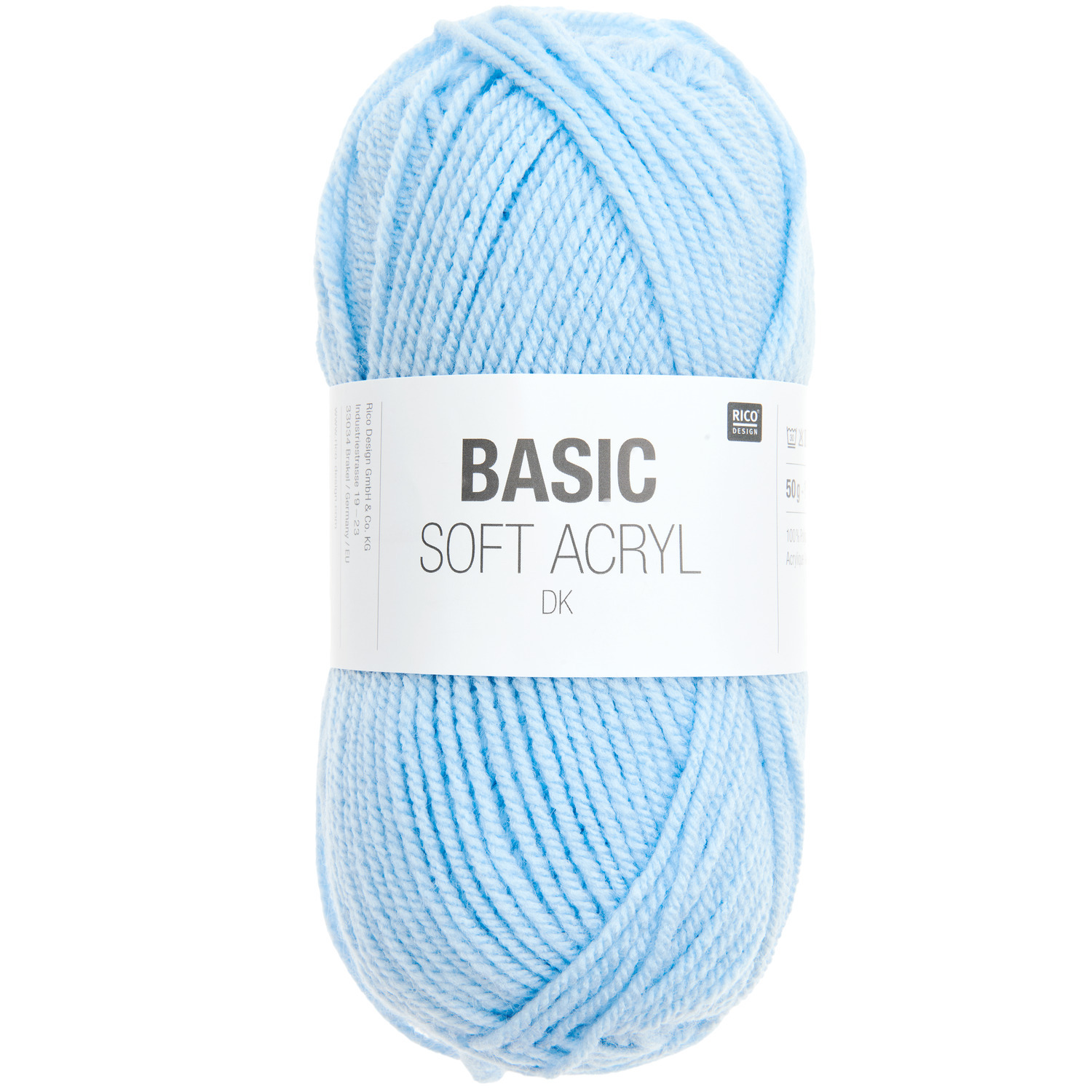 Rico Design Basic Soft Acryl dk Hellblau