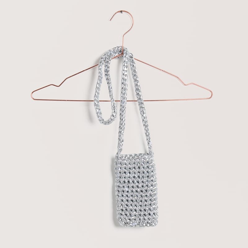 Gehäkelte Tasche: Modell 24 aus dem Heft Lovewool No. 22