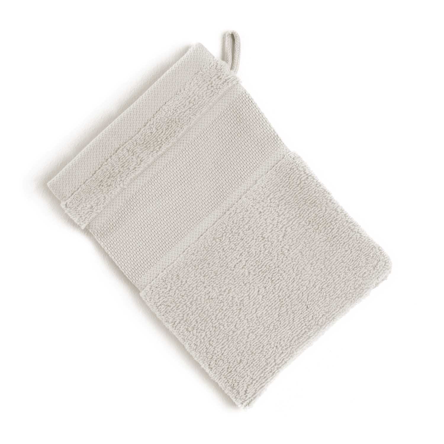 Waschhandschuh 15x21cm Farbe Betongrau von Rico Design Waschhandschuh 15x21cm in Betongrau von Rico Design, aus weichem Material mit praktischer Aufhängeschlaufe. Ideal für sanfte Hautpflege.