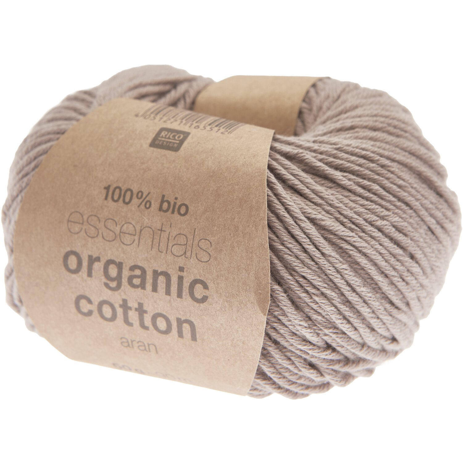 Rico Design Essentials Organic Cotton aran Taupe