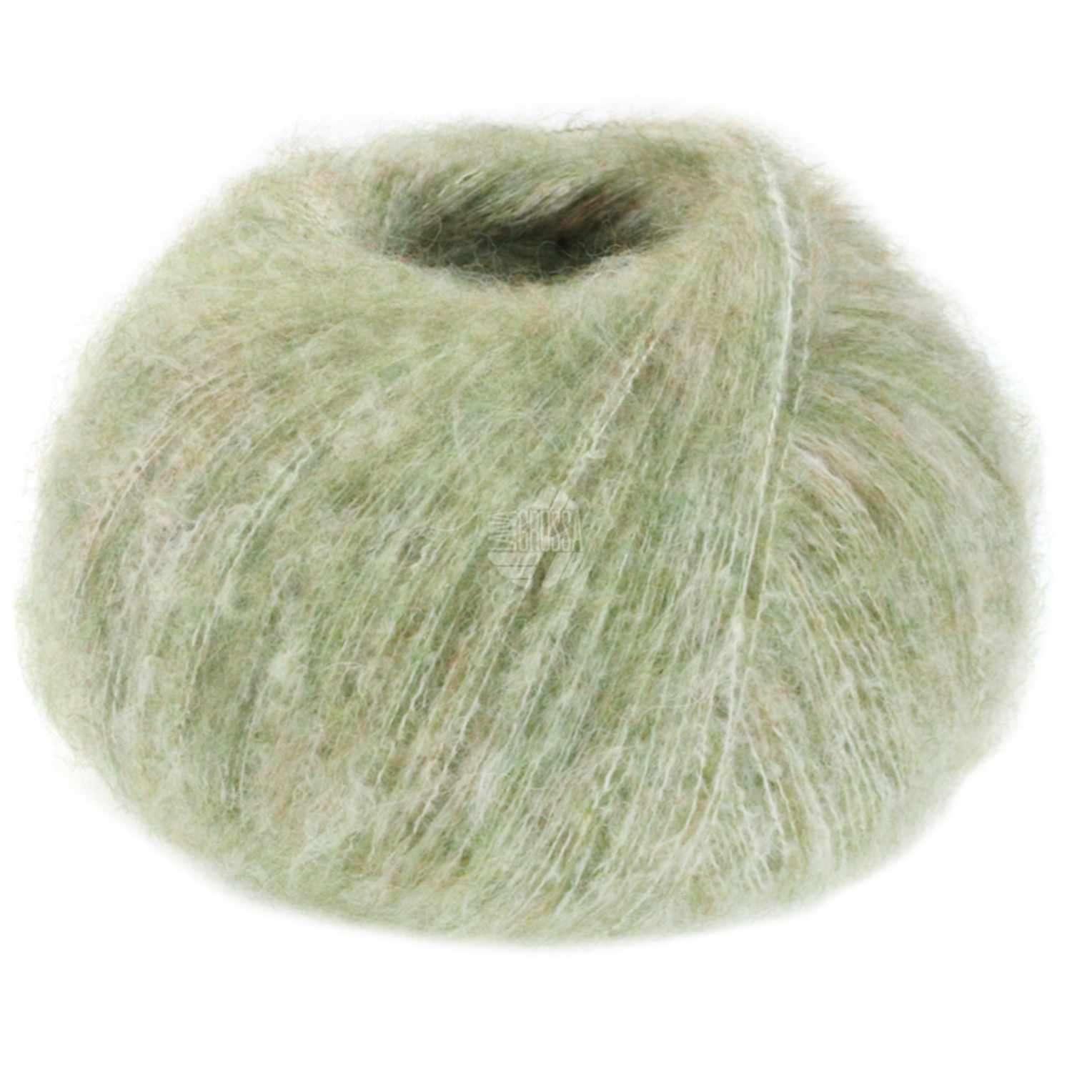 Bella: Weiches Garn in Salbeigrün von Lana Grossa, 25g 250m, ideal für Strickprojekte.