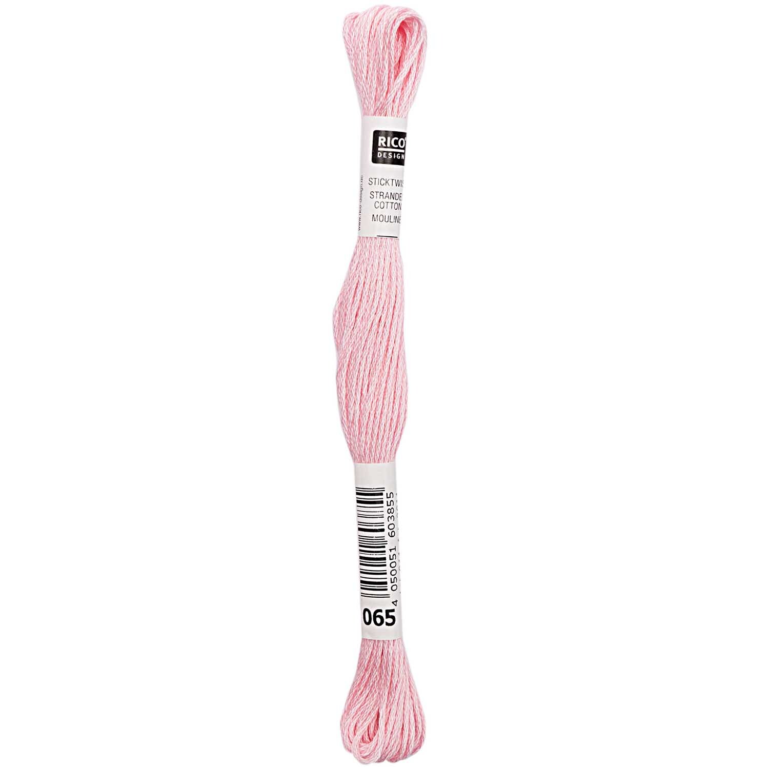 Rico Design Sticktwist 8m 065 Hellrosa