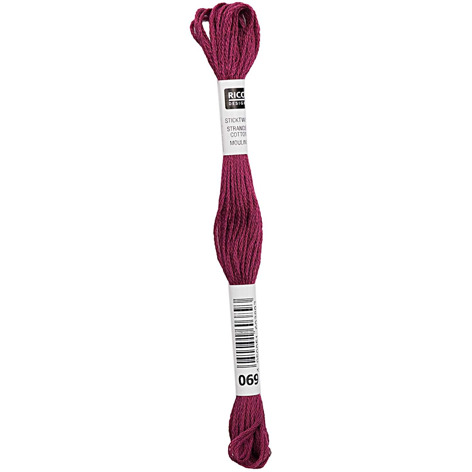 Rico Design Sticktwist 8m 069 Hellrosa