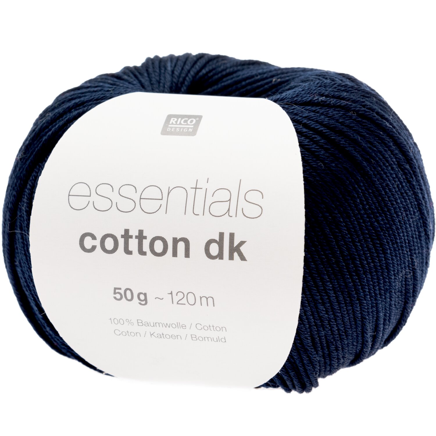 Essentials Cotton dk 50g 120m Farbe Marine von Rico Design