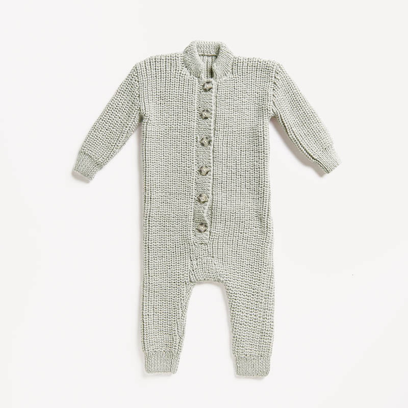 Gestrickter Strampler: Modell 08 aus dem Heft Rico Baby 042