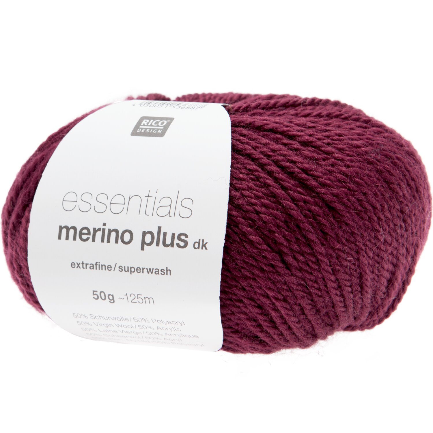 Rico Design Essentials Merino Plus dk Bordeaux