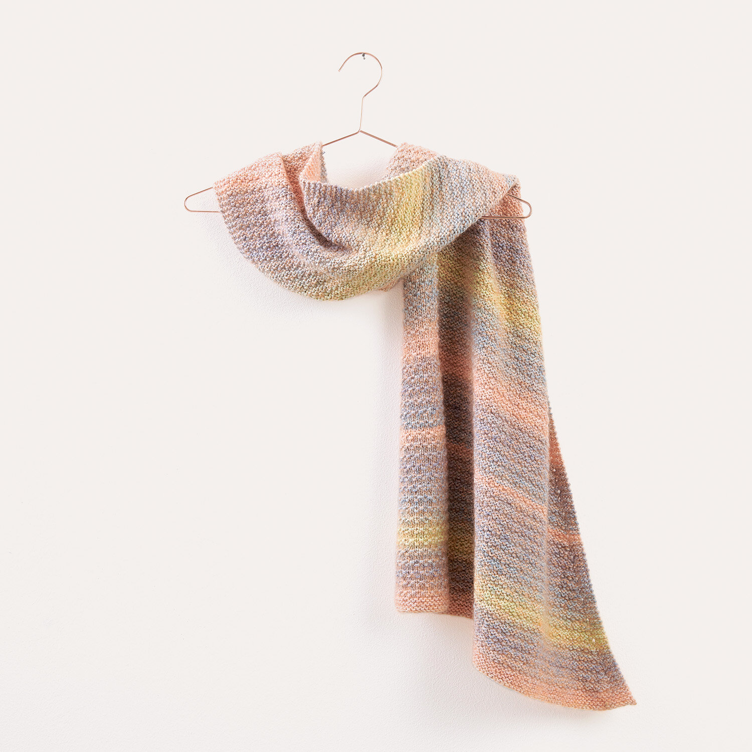 Strickanleitung Dreieckstuch aus Fashion Cotton Light & Long dk von idee. Creativmarkt 