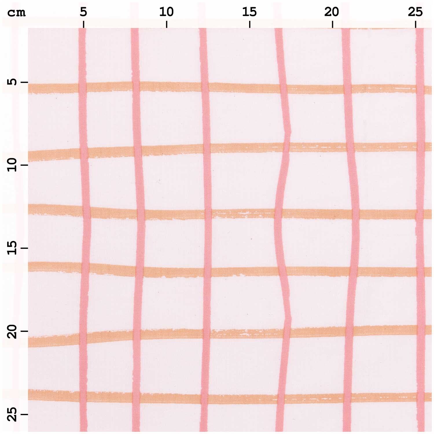 Druckstoff Crafted Nature kariert rosa 50x140cm Druckstoff Crafted Nature kariert rosa 50x140cm