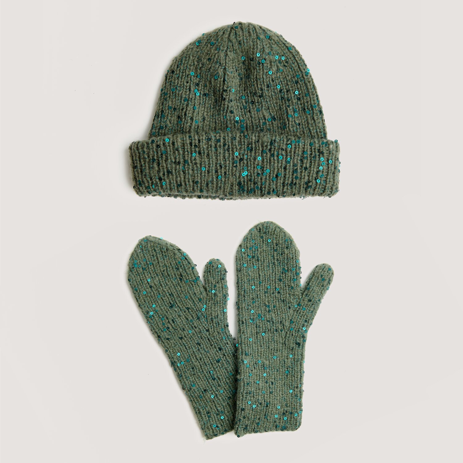 Strickset Handschuhe + Mütze Modell 02 + 03 aus Lovewool No. 23 von Rico Design